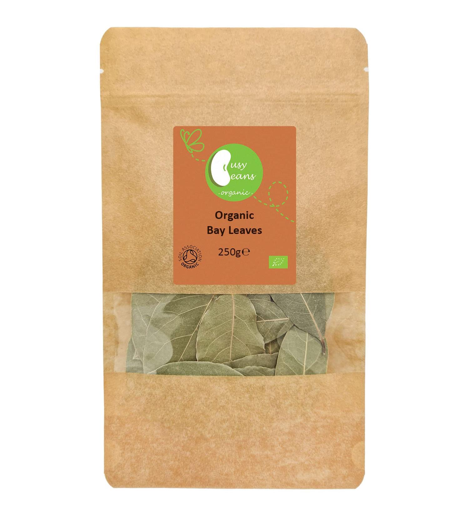 Certified Organic Dried Bay Leaves (250g) by Busy Beans Organic - Buy Online on GoSupps.com