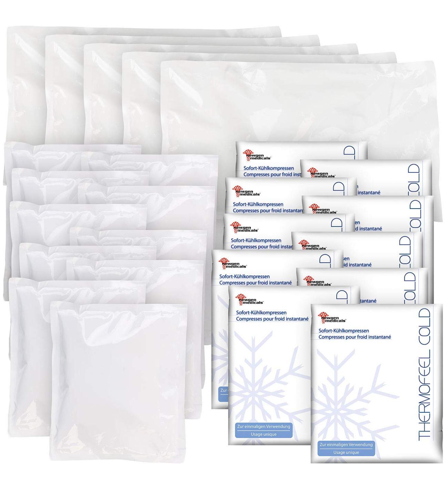 Newgen Medicals Disposable Cooling Pads 25 Set | Immediate Relief | 3 Sizes for Adults & Children - Buy Online on GoSupps.com