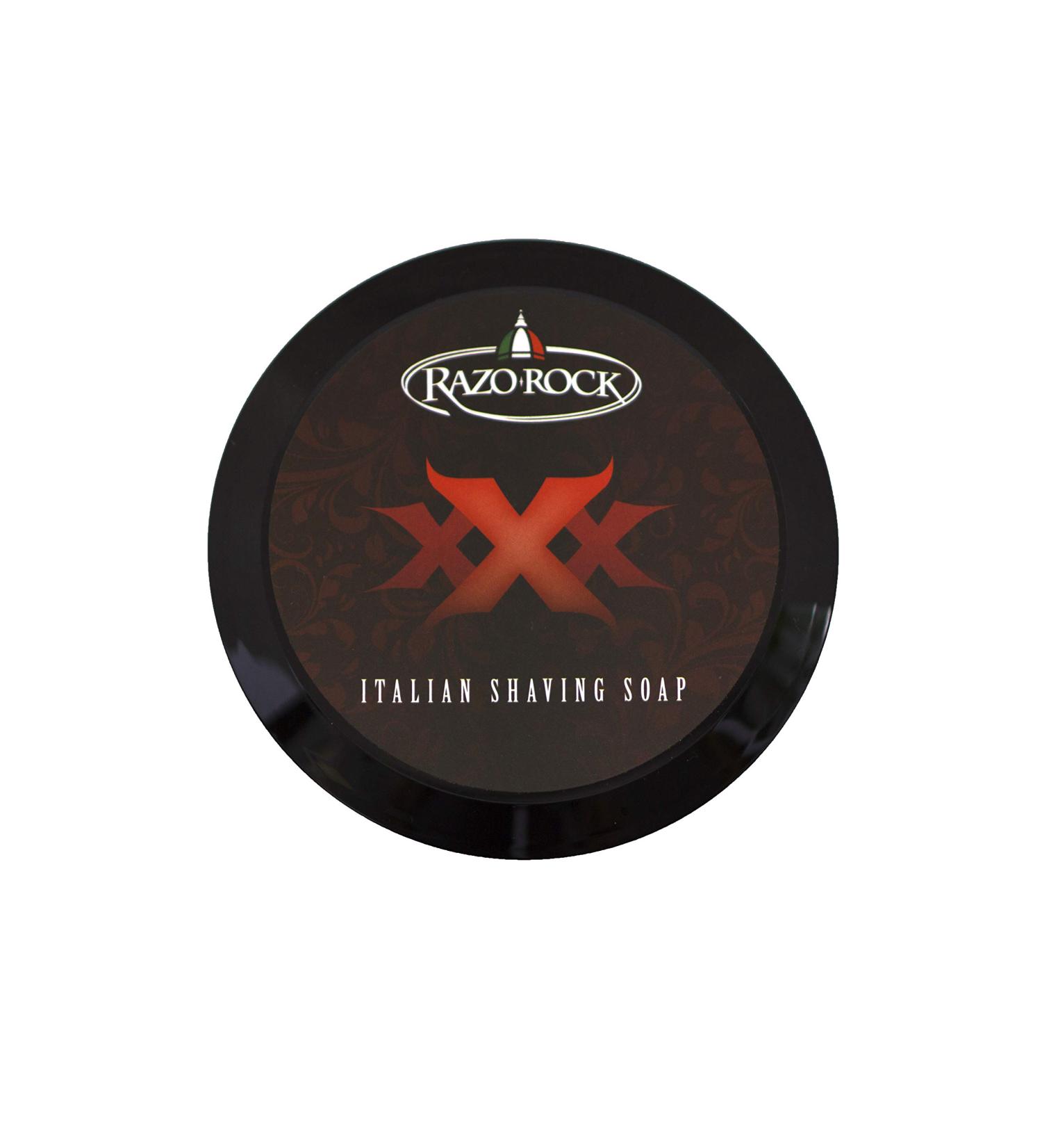 RazoRock XXX Italian Shaving Soap - Artisan Made Tallow Based Shave Cream - 5 Fl Oz - Buy Online on GoSupps.com