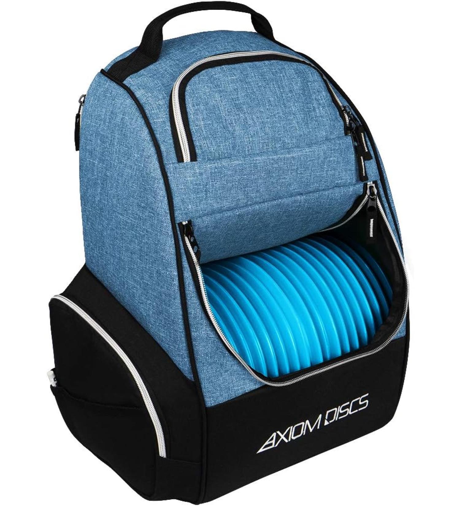 Axiom Discs Backpack Shuttle Bag - Heather Teal | Premium Disc Golf Carry Bag - Buy Online on GoSupps.com