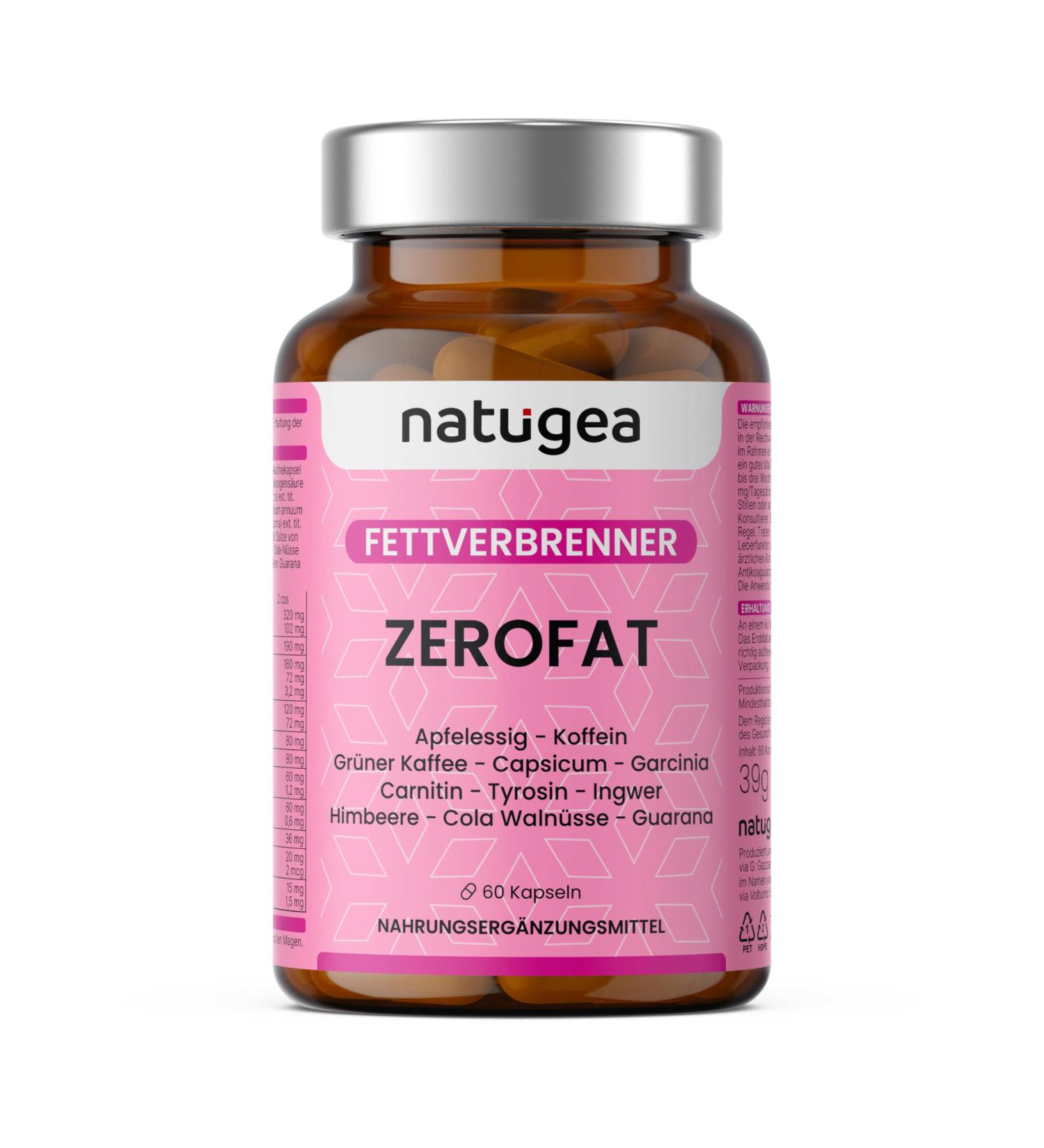 ZEROFAT - Rapid Weight Loss Fat Burners with Carnitine Guarana & Garcinia Cambogia | Detox Solutions for Effective Fat Loss | Shop Internationally - Buy Online on GoSupps.com