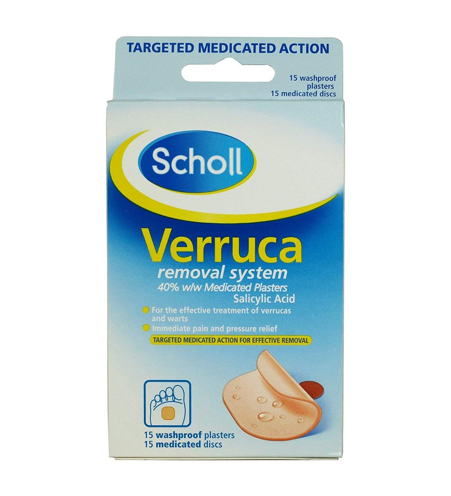 Scholl Verruca Removal System - 15 Plasters - Buy Online on GoSupps.com