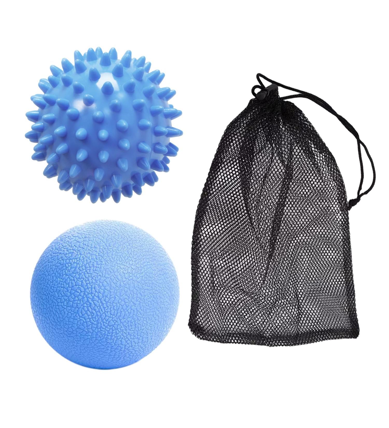 2-Part Massage Ball Set | Pocket Spiked Balls for Deep Tissue Relief & Trigger Point Massage | Muscle Calming Roller Balls - Buy Online on GoSupps.com