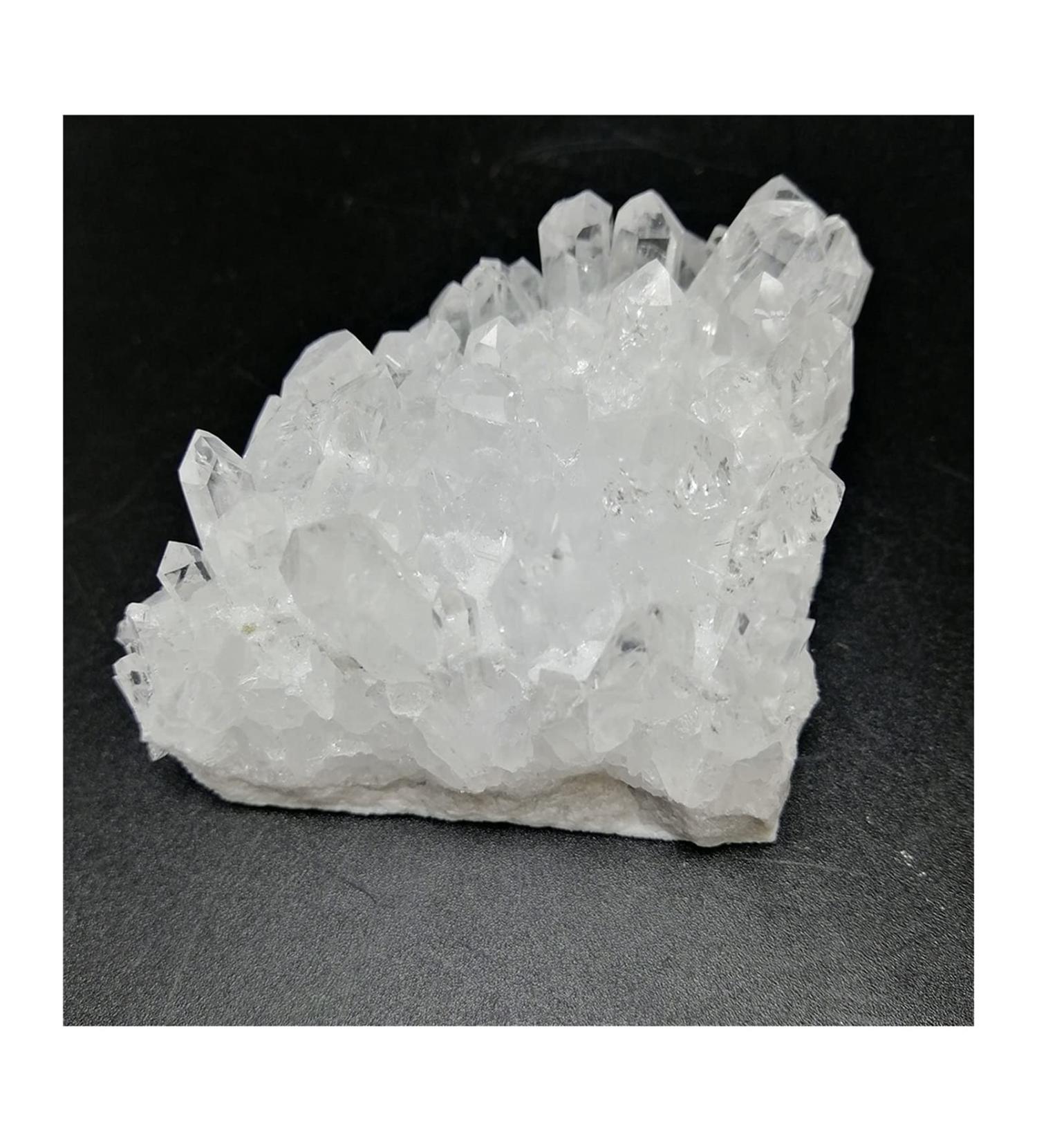 Natural Crystal Rough 1pcs Natural White Quartz Cluster raw Stone Clear Quartz Crystal Cluster Ornaments Specimen (Color : White Size : 90g) 90g White - Buy Online on GoSupps.com