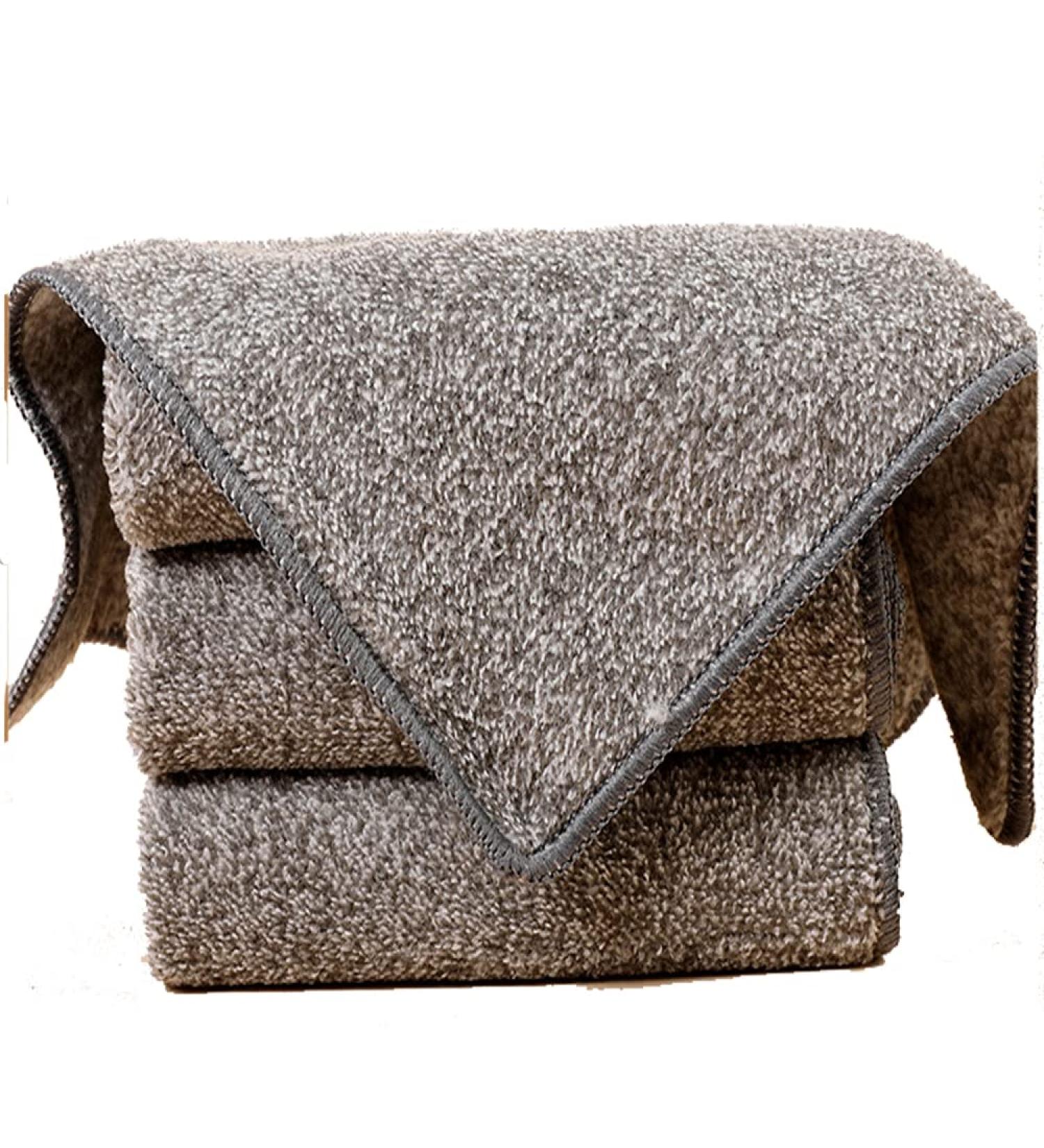 10 Pack Kitchen Dishcloths - Ultra Absorbent Kitchen Towels - Does Not Shed Fluff No Odor Reusable Dish Towels Nonstick Cleaning Cloths Bamboo Charcoal Fiber Dish Rags (9.8 * 9.8inch) 9.8*9.8inch - Buy Online on GoSupps.com