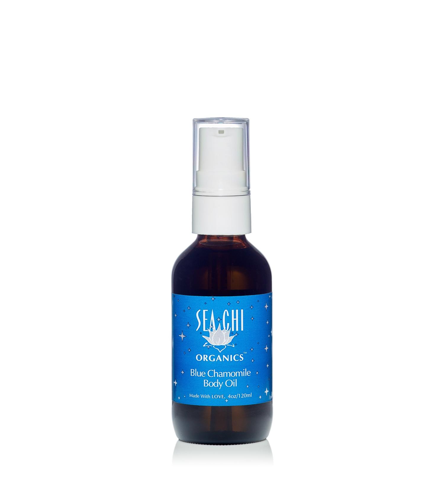 Moroccan Blue Chamomile Body Oil 4oz/120ml