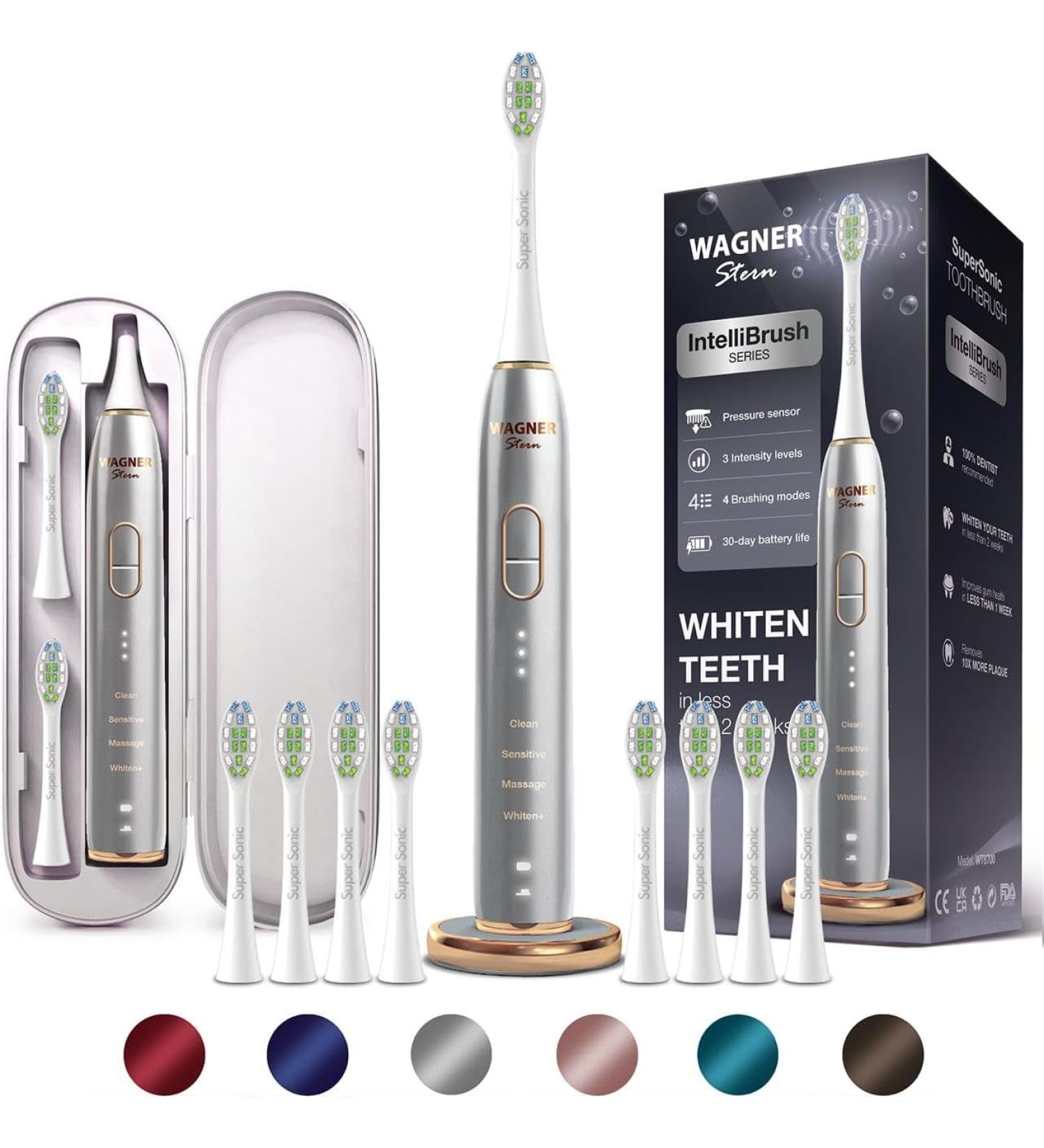 Wagner Stern IntelliBrush Series Whitening Electric Toothbrush - Silver Mist - Buy Online on GoSupps.com