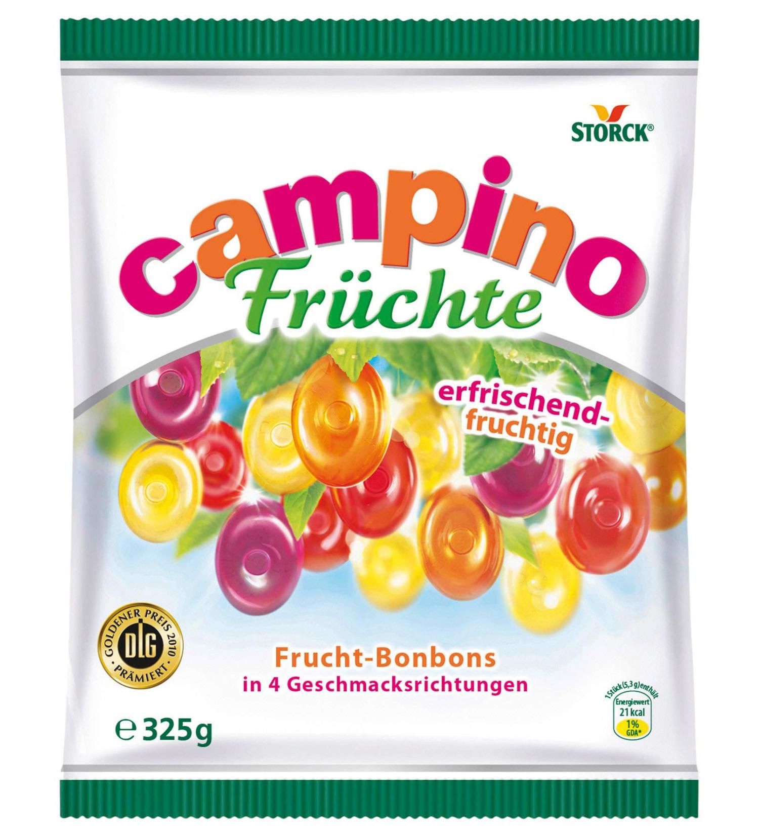 Storck - Campino fruits (Campino Früchte) | Poids Total 325 grams
