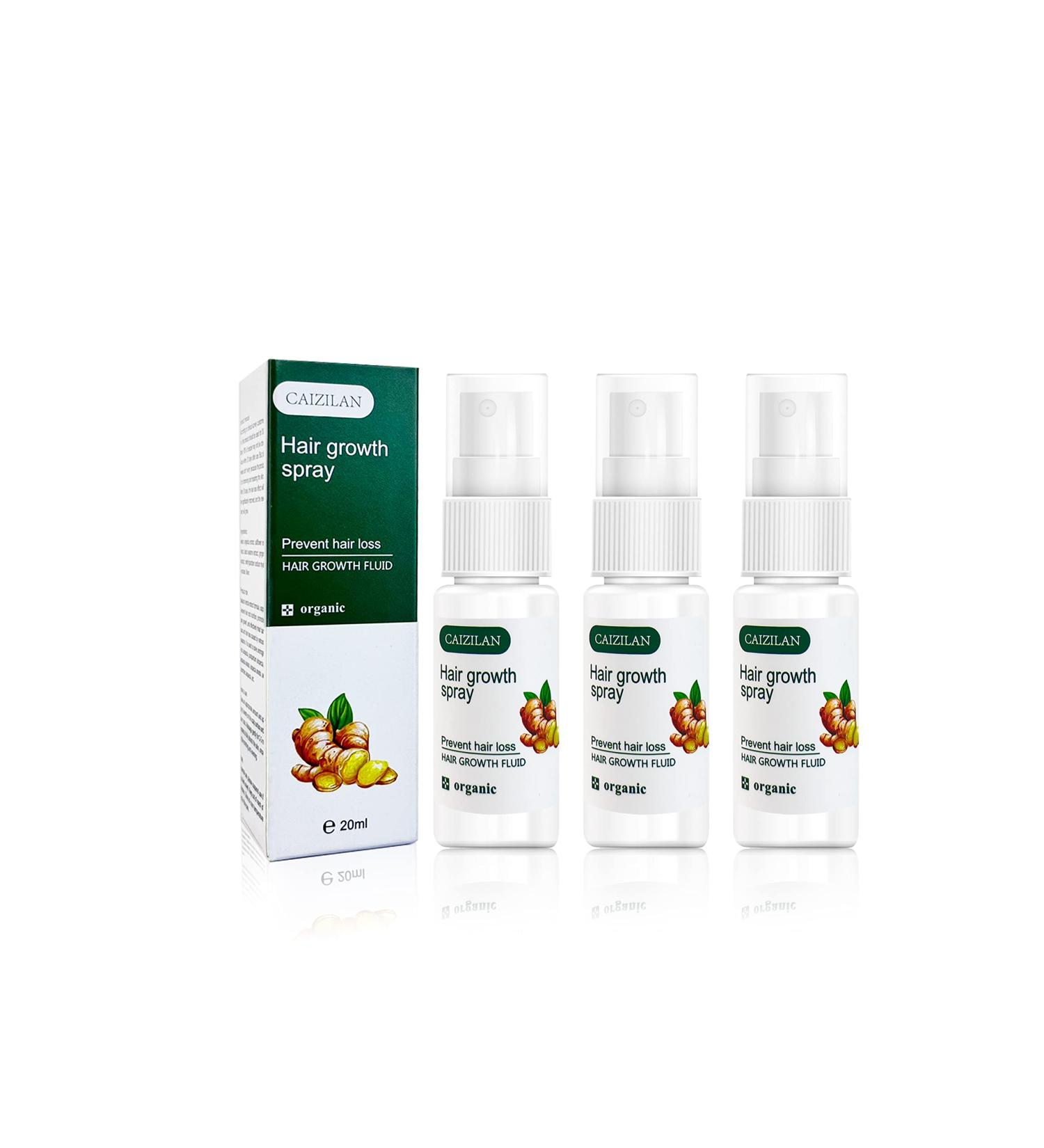 Wild Growth Hair Oil & Ginger Hair Growth Serum for Men and Women - Natural Hair Loss Treatment and Accelerator for Stronger, Thicker Hair - Beard Growth Product (3pcs) - Buy Online on GoSupps.com