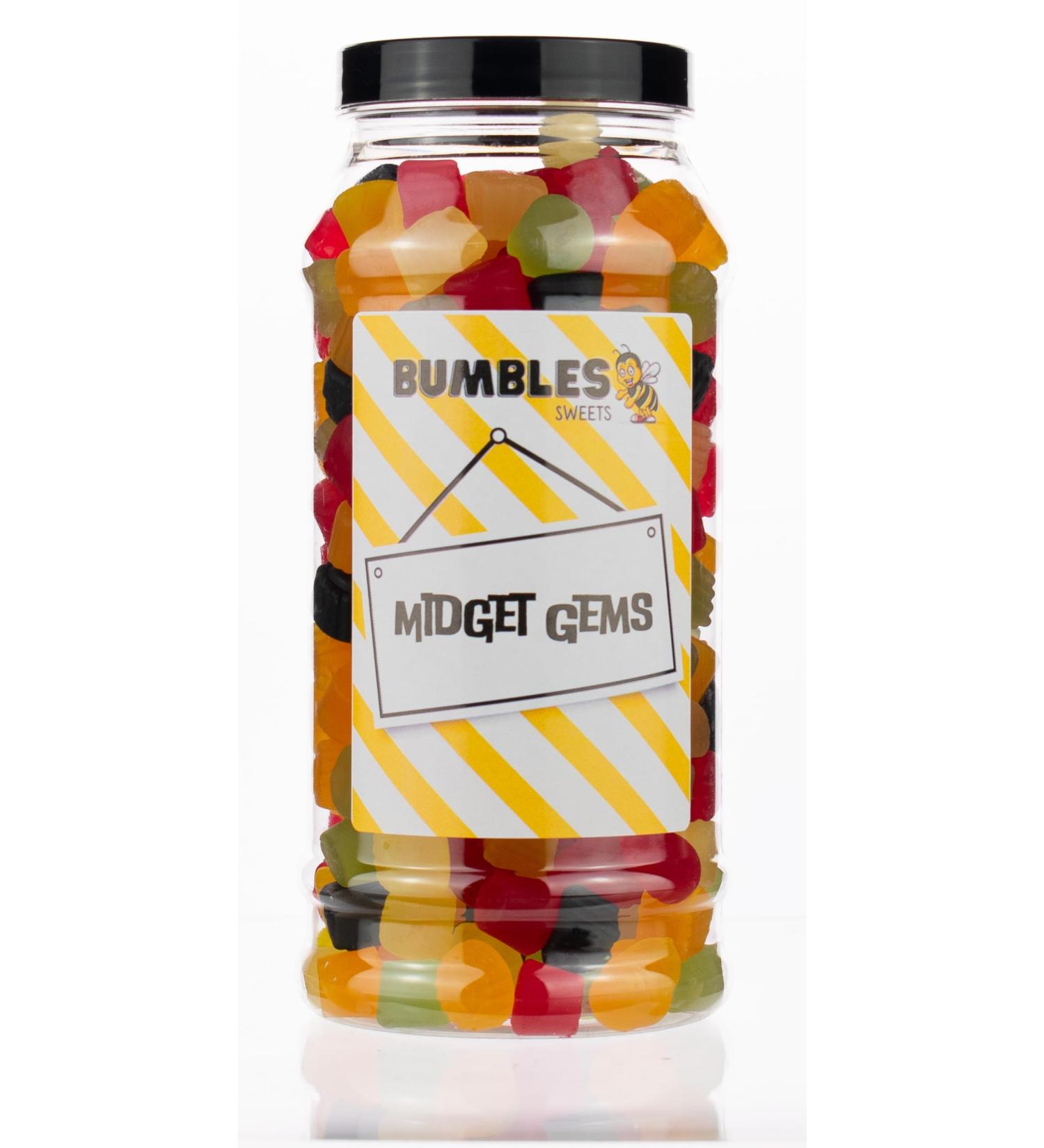 Midget Gems Sweets Gift Jar - Buy Online on GoSupps.com