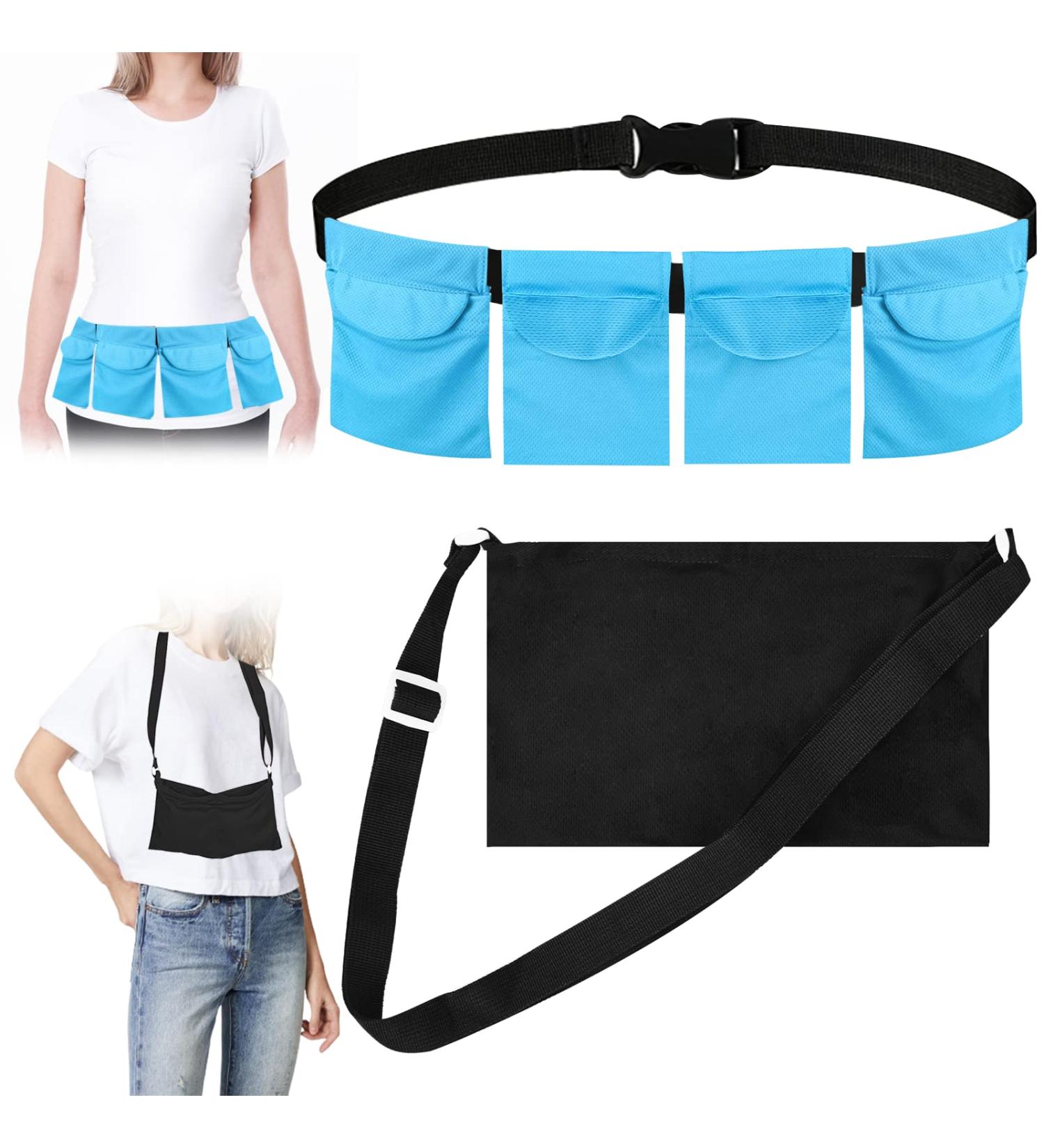 Mastectomy Drain Pouch Set with Shower Bag - Adjustable Holder for Post-Surgery Drain Management in Breast Reconstruction & Tummy Tuck - Buy Online on GoSupps.com