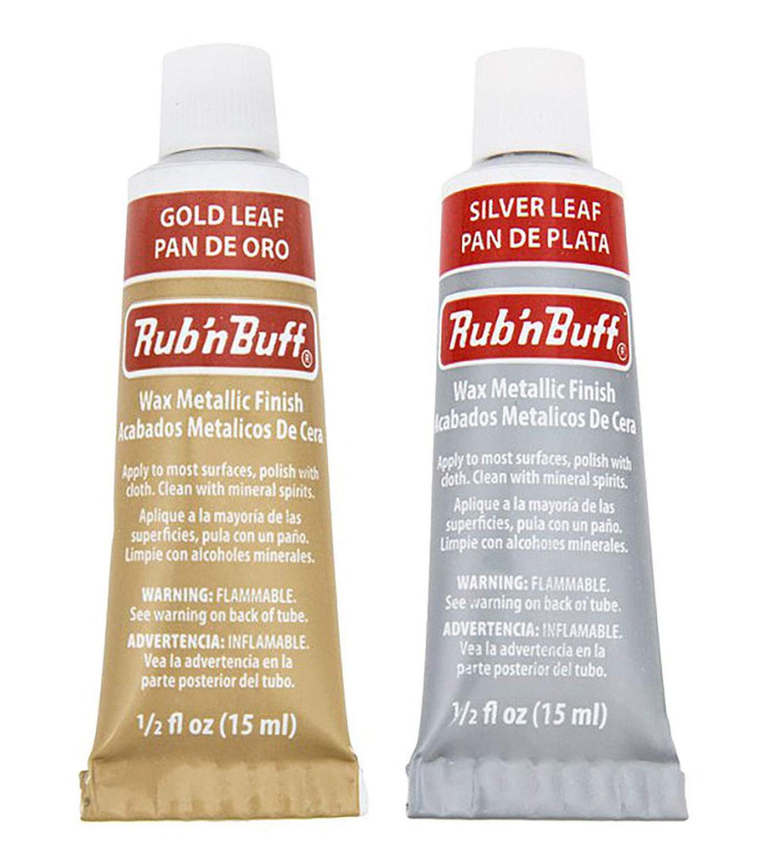 Rub-N-Buff Bundle (Silver Leaf and Gold Leaf)