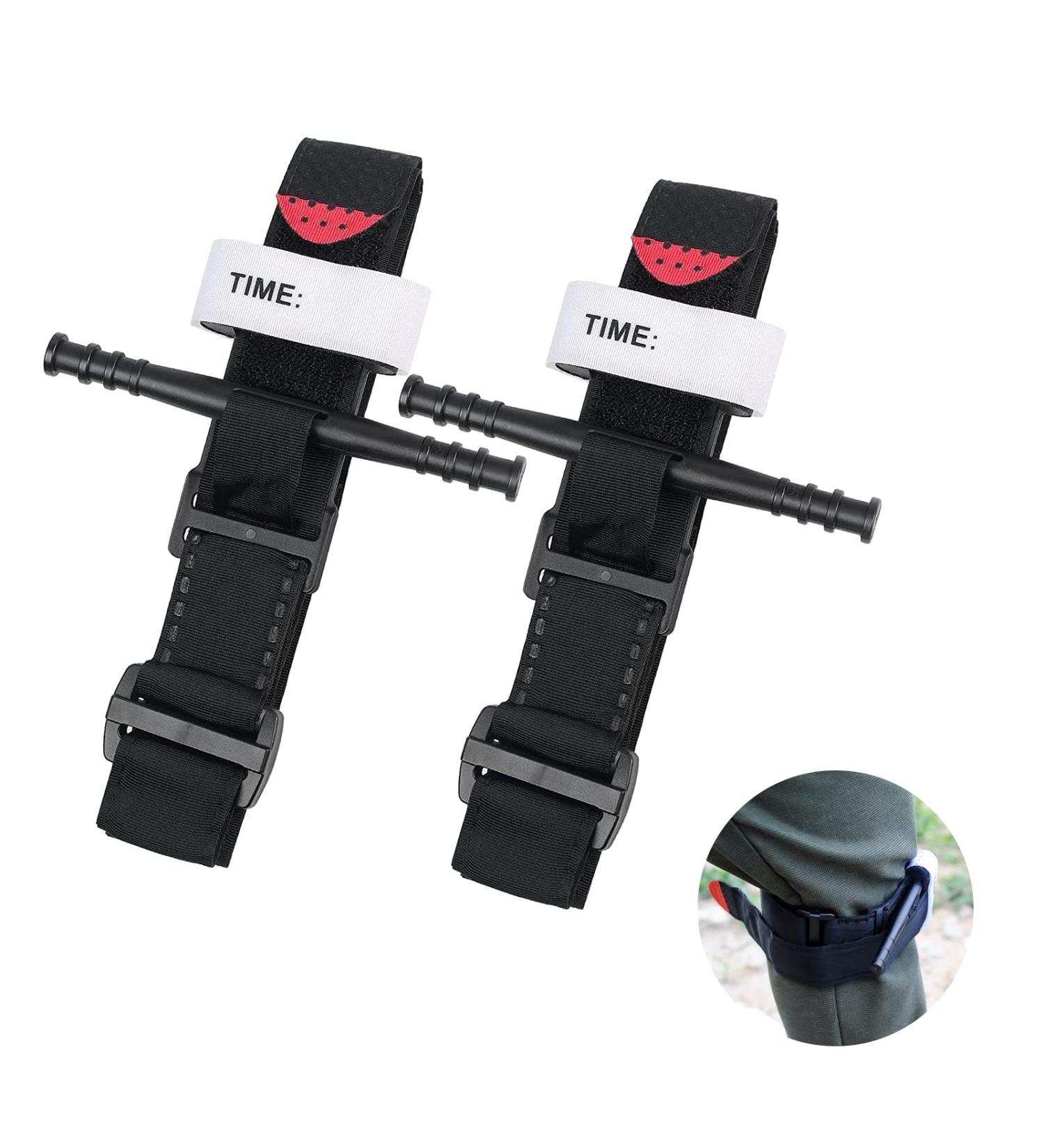Apomoons Tactical Tourniquets - 2 Pack Quick-Closure Combat Application One-Handed Operation for Outdoor Sports Camping Hiking Climbing - Buy Online on GoSupps.com