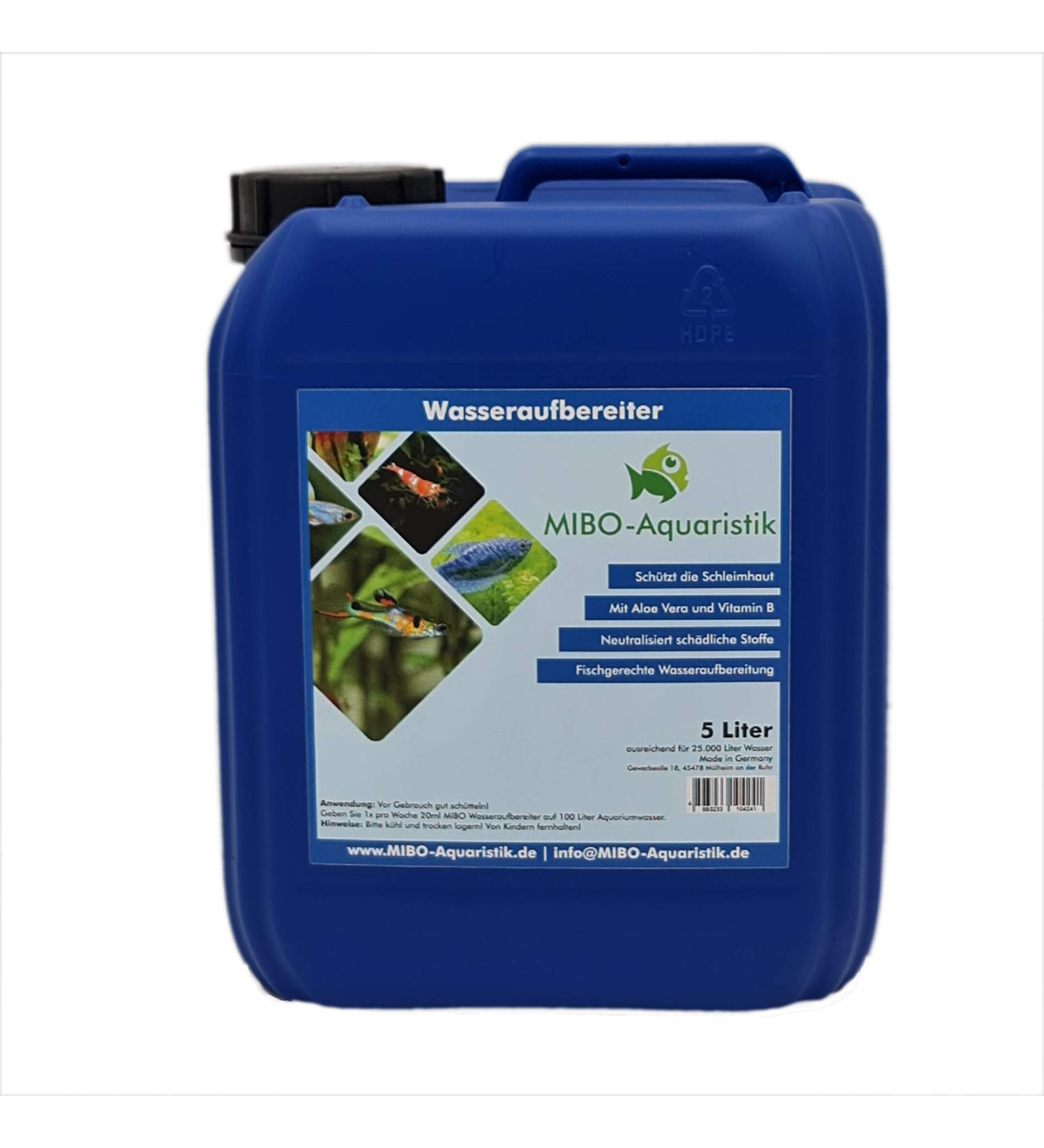 MIBO water conditioner 5000 ml canister! Water treatment sufficient for 25 000 liters of aquarium water