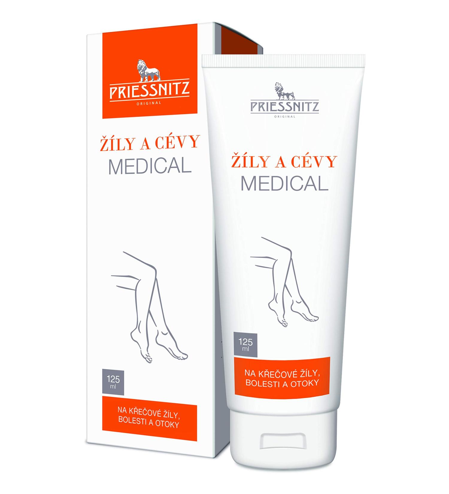 Simply You Pharmaceuticals Priessnitz Medical Veins and vascular ointment 125 ml against varicose veins swelling and pain in the legs