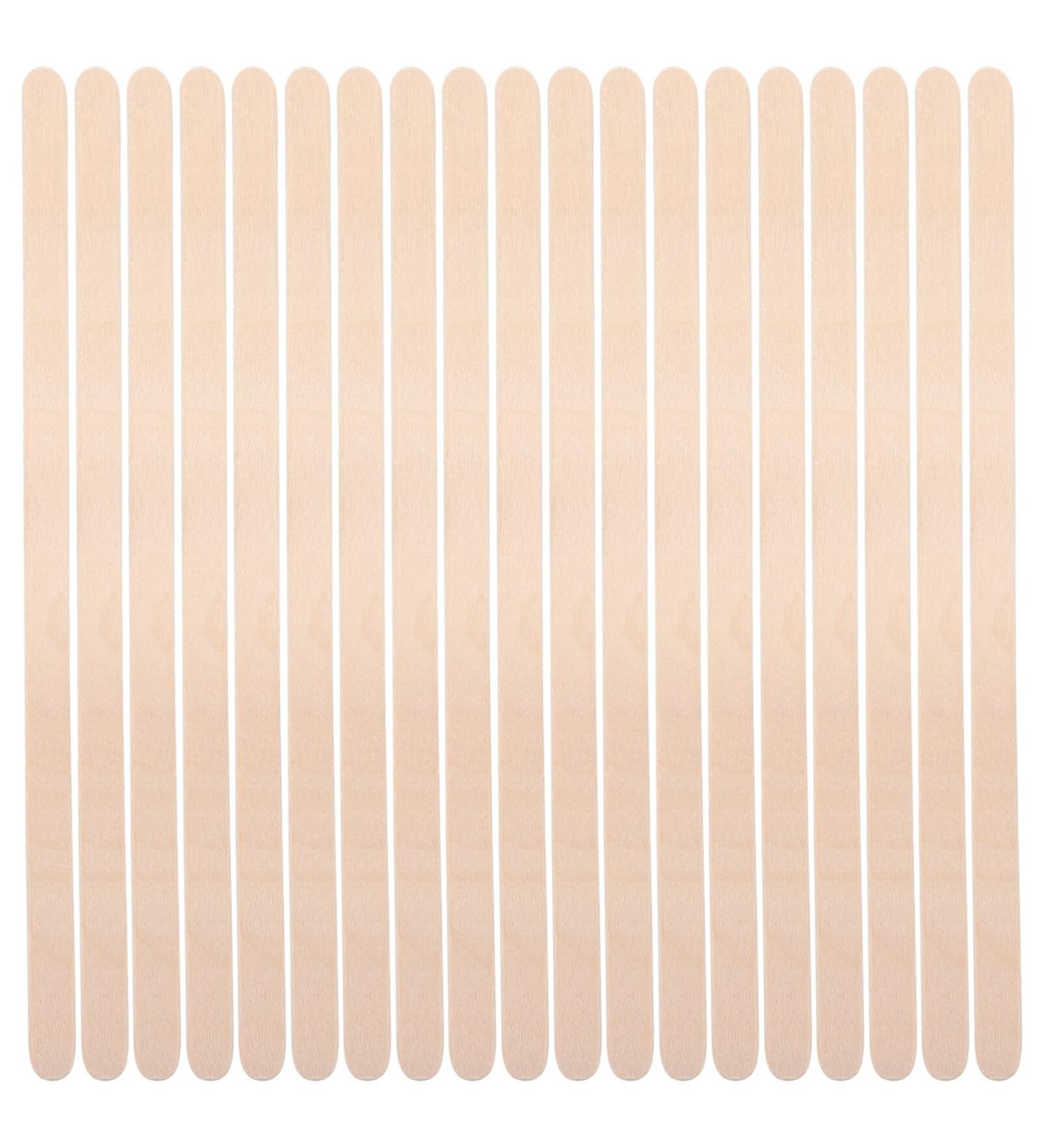 Nolitoy 100 Pcs Wax Stick Applicators - Wooden Spatula for Body Legs Face & Eyebrow Hair Removal - Buy Online on GoSupps.com
