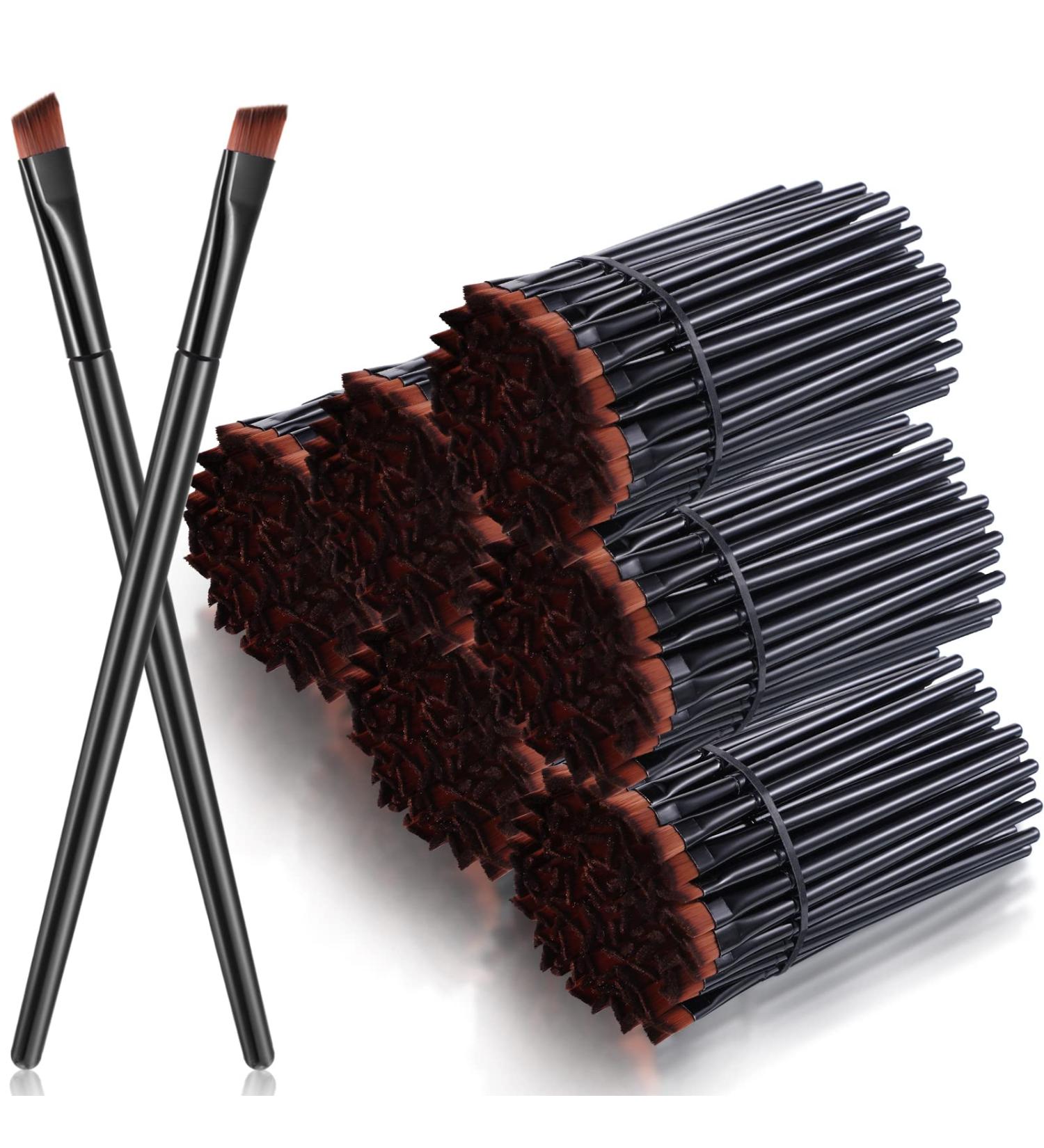 300 Pcs Disposable Eyebrow Brush Set - Professional Angled Brow Brushes for Women, Girls - Brow Tint & Cosmetic Application - Esthetician Supplies - Buy Online on GoSupps.com