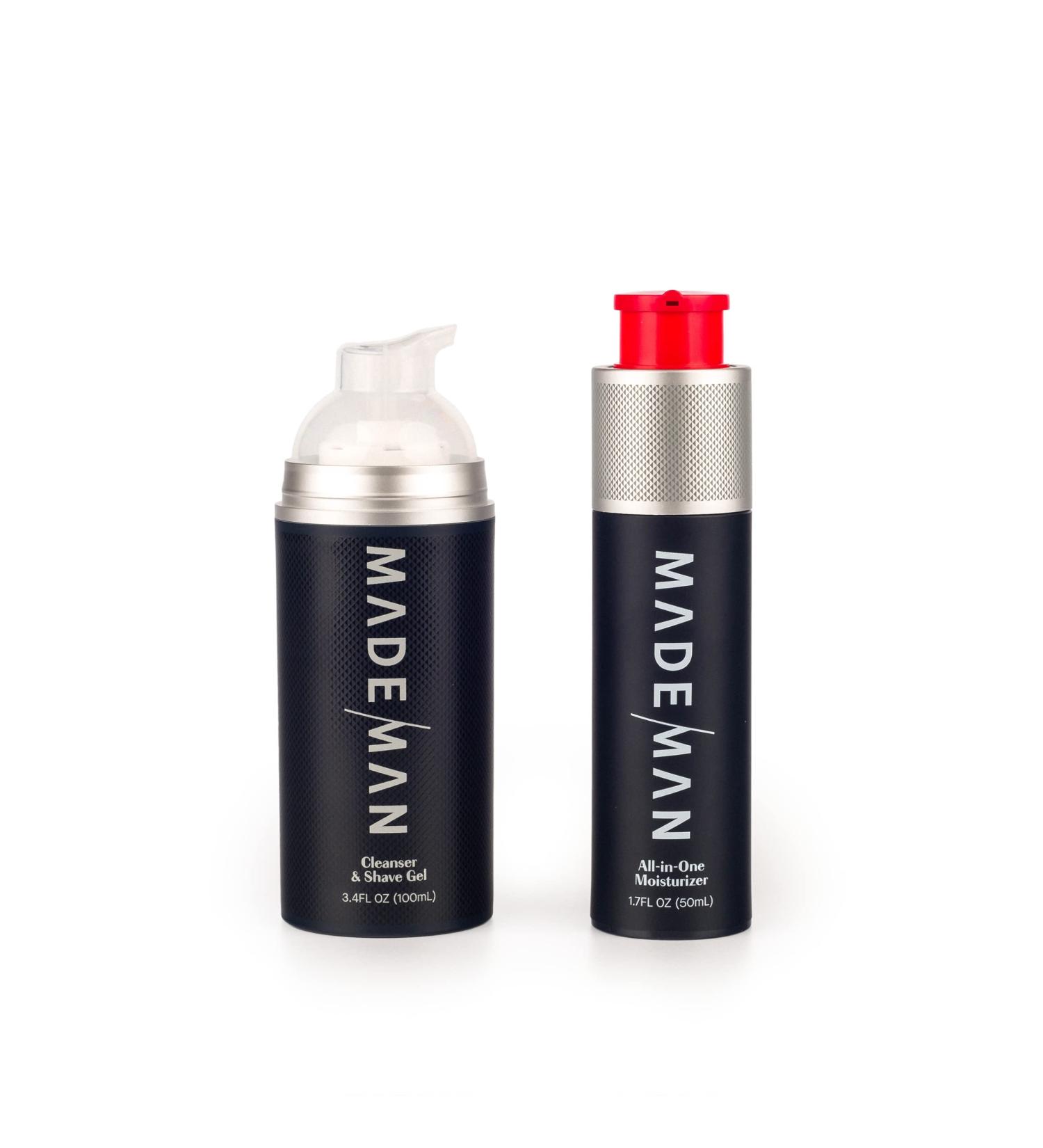 Buy MadeMan Collection: Men's All-In-One Moisturizer Cleanser & Shave Gel Combo | Premium Skincare Set (Re(Set) Collection - 2 Months) - International Shipping Available - Buy Online on GoSupps.com