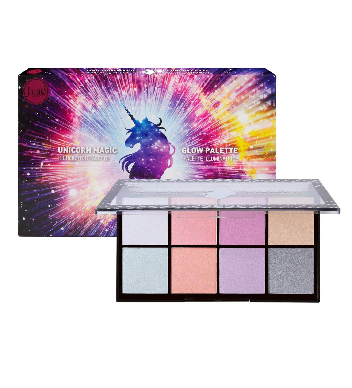 J.CAT BEAUTY 8 Square Palette - Unicorn Magic Glow Palette