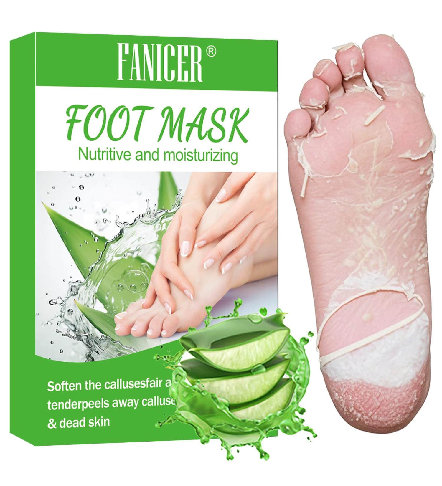 2 Paires Masque Pied Masque Peeling Exfoliant Pieds Masque Exfoliant Pied Pour Enlever Les Callosit s Aloe Vera - Buy Online on GoSupps.com
