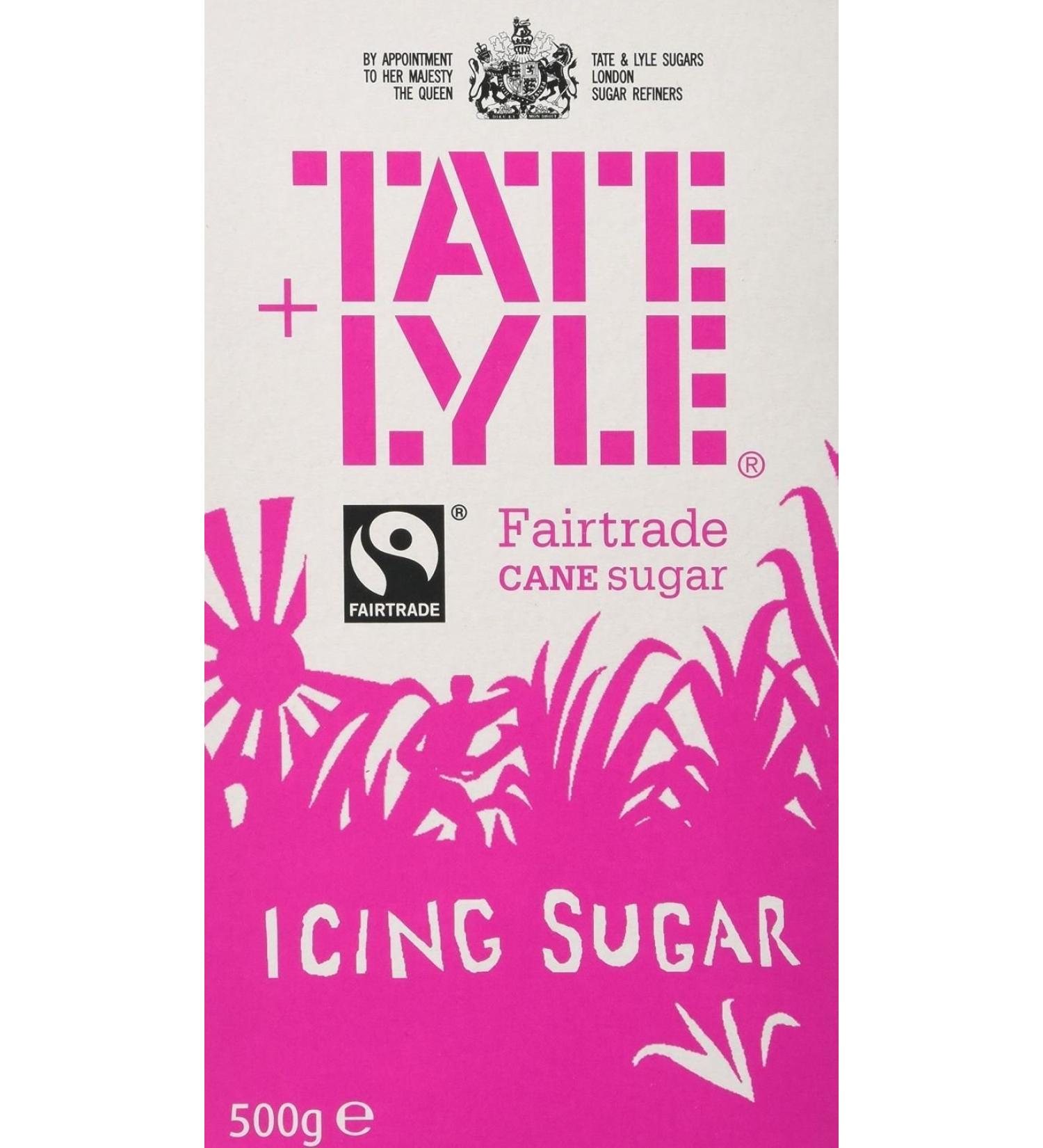 Tate & Lyle Fairtrade Icing Sugar 500g 500 g (Pack of 1)