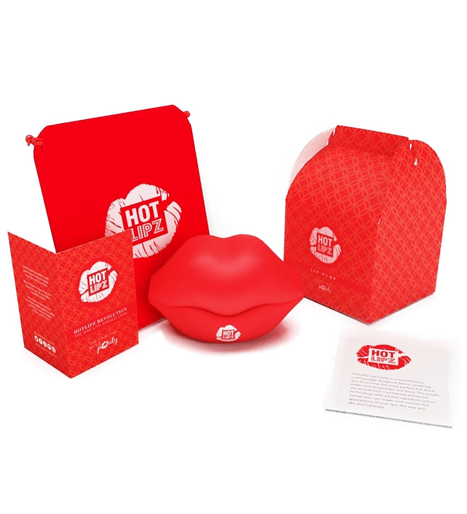 The Original Miss Pouty HOTLIPZ Lip Pump - Hotlipz Revolution - Advanced Technology Hand Operated Suction Pump - Dual 2 in 1 Single & Double Lobed - Fuller Thicker Sexier Poutier - Buy Online on GoSupps.com