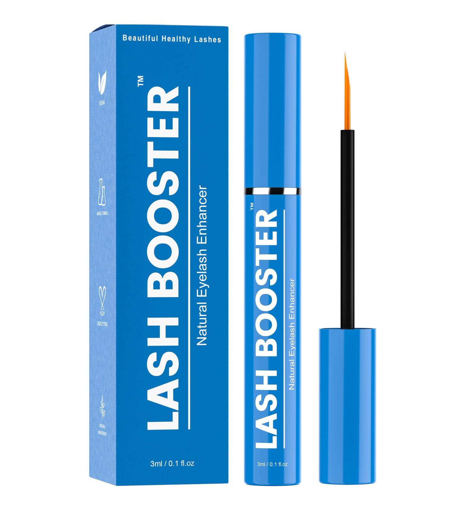 Lash Booster & Brow Enhancer Serum for Longer, Fuller & Thicker Eyelashes and Eyebrows - Buy Online on GoSupps.com