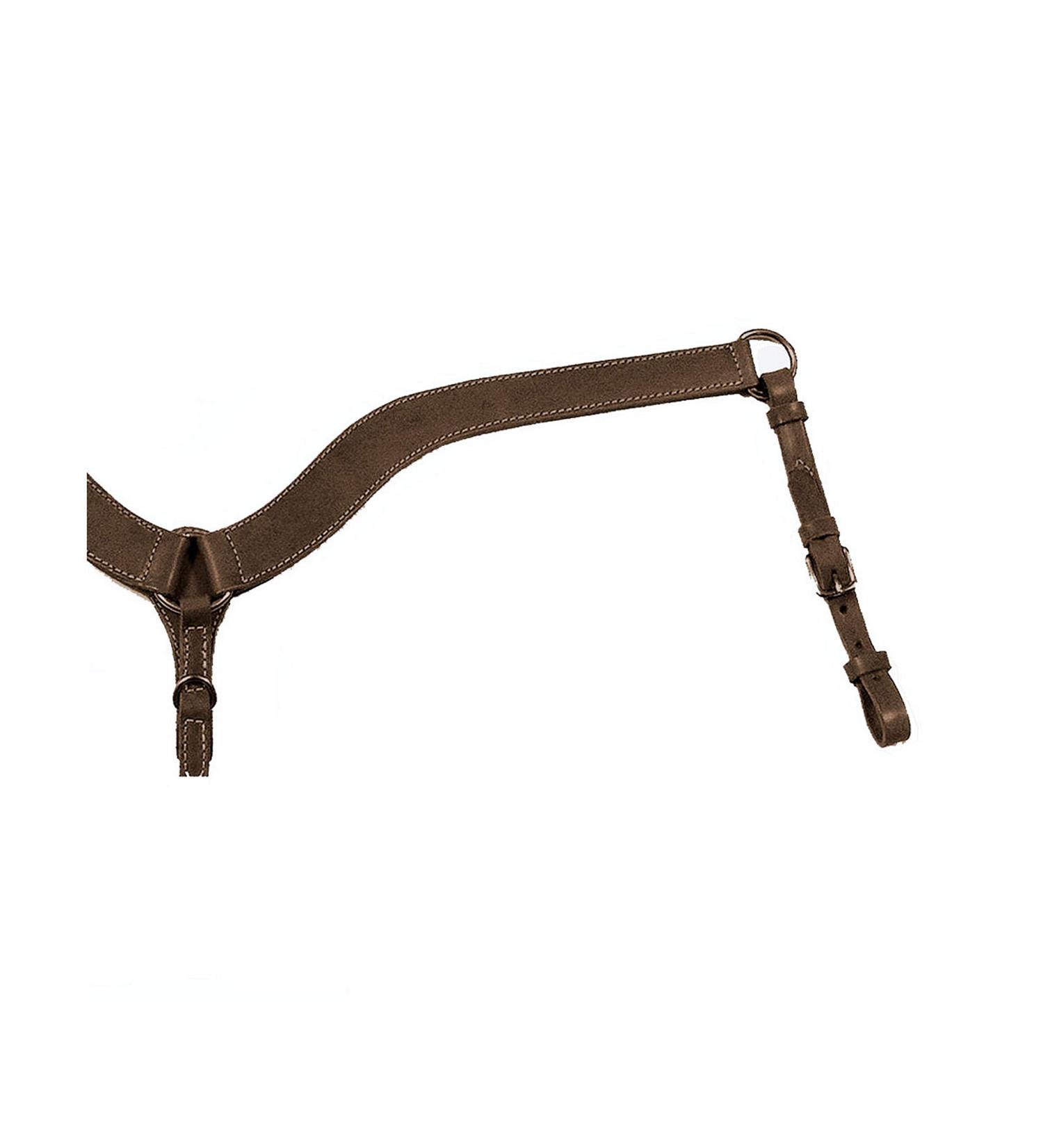 Circle Y Tapered No Choke Breast Collar Walnut
