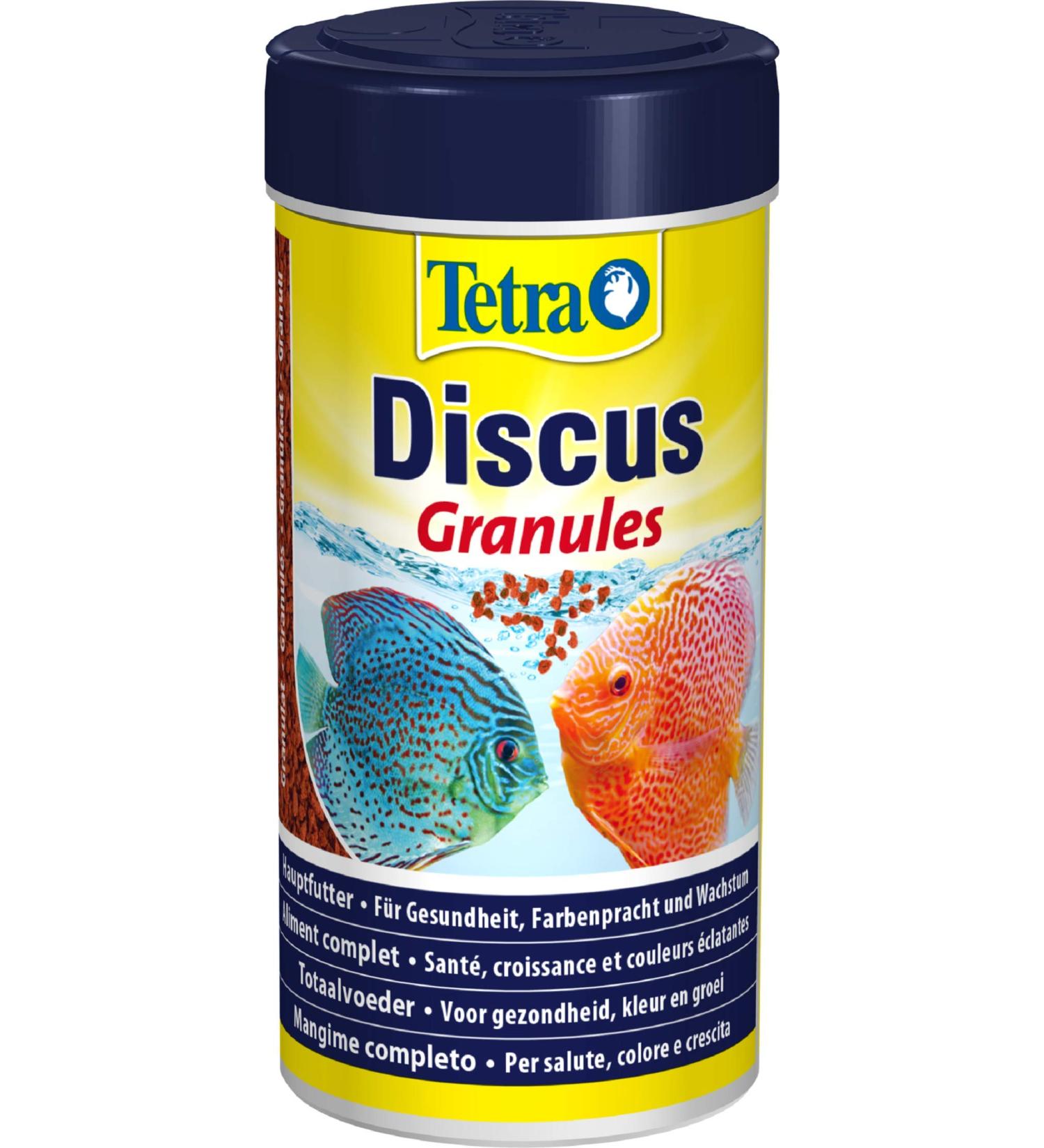 Tetra Discus Granules - Premium Fish Feed for Healthy Vibrant Discus - 250ml Can (1 Pack) - Buy Online on GoSupps.com