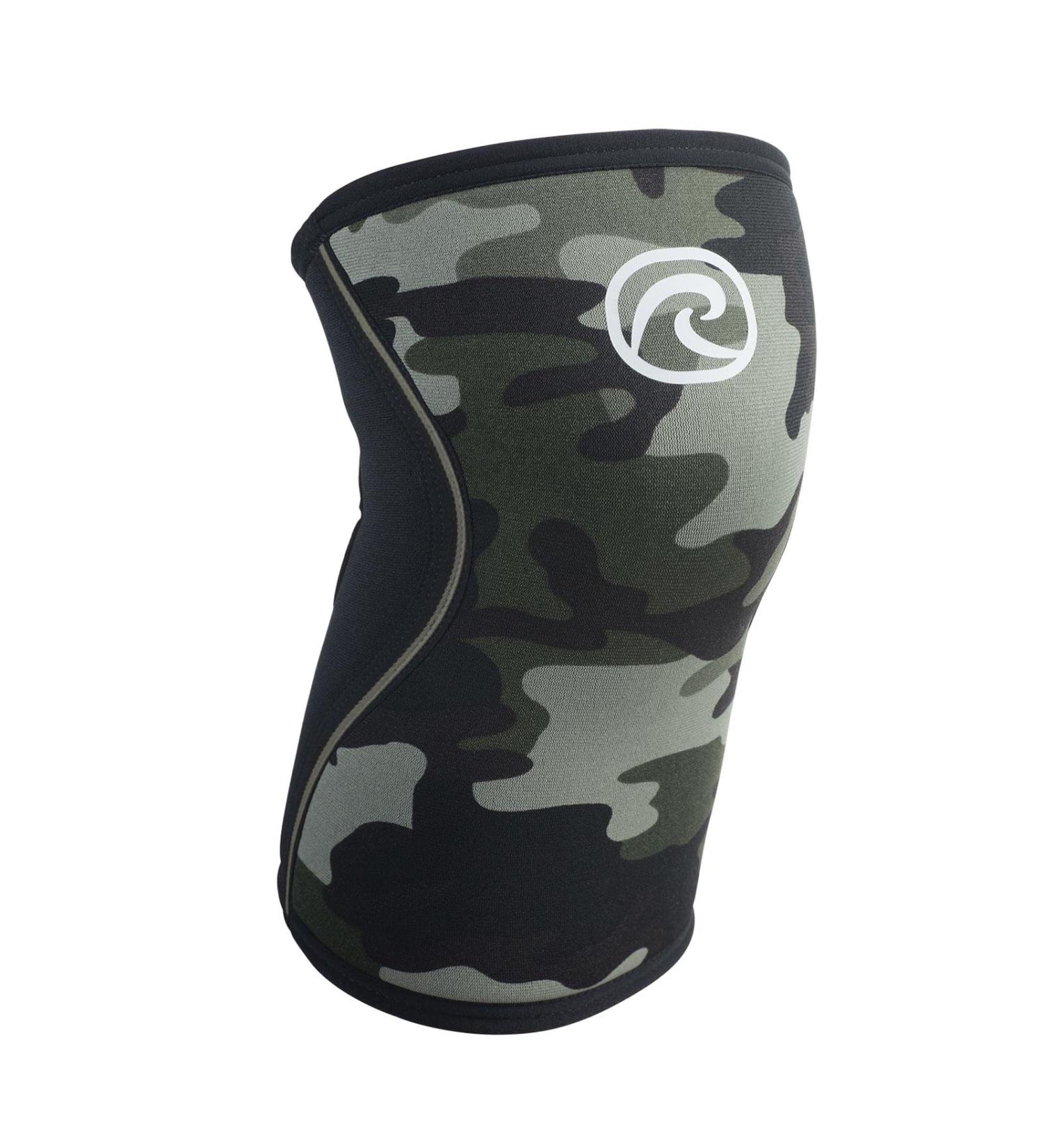 Rehband Knee Support Sleeve for CrossFit & Heavy Training - 5mm Neoprene Unisex XS Camo - Durable Knee Bandage in Various Colors & Sizes - Buy Online on GoSupps.com