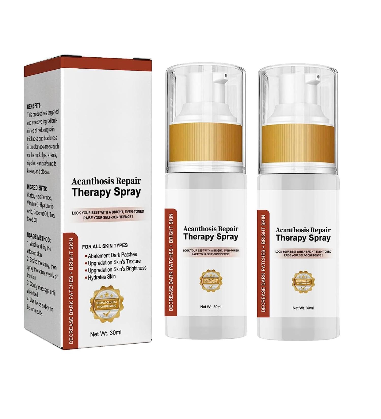 EXQST Acantho Clear Therapy Spray - Acanthosis Nigricans Treatment & Dark Spots Corrector Oil - Mild & Non-Stimulating Formula - 2 Pcs - Buy Online on GoSupps.com