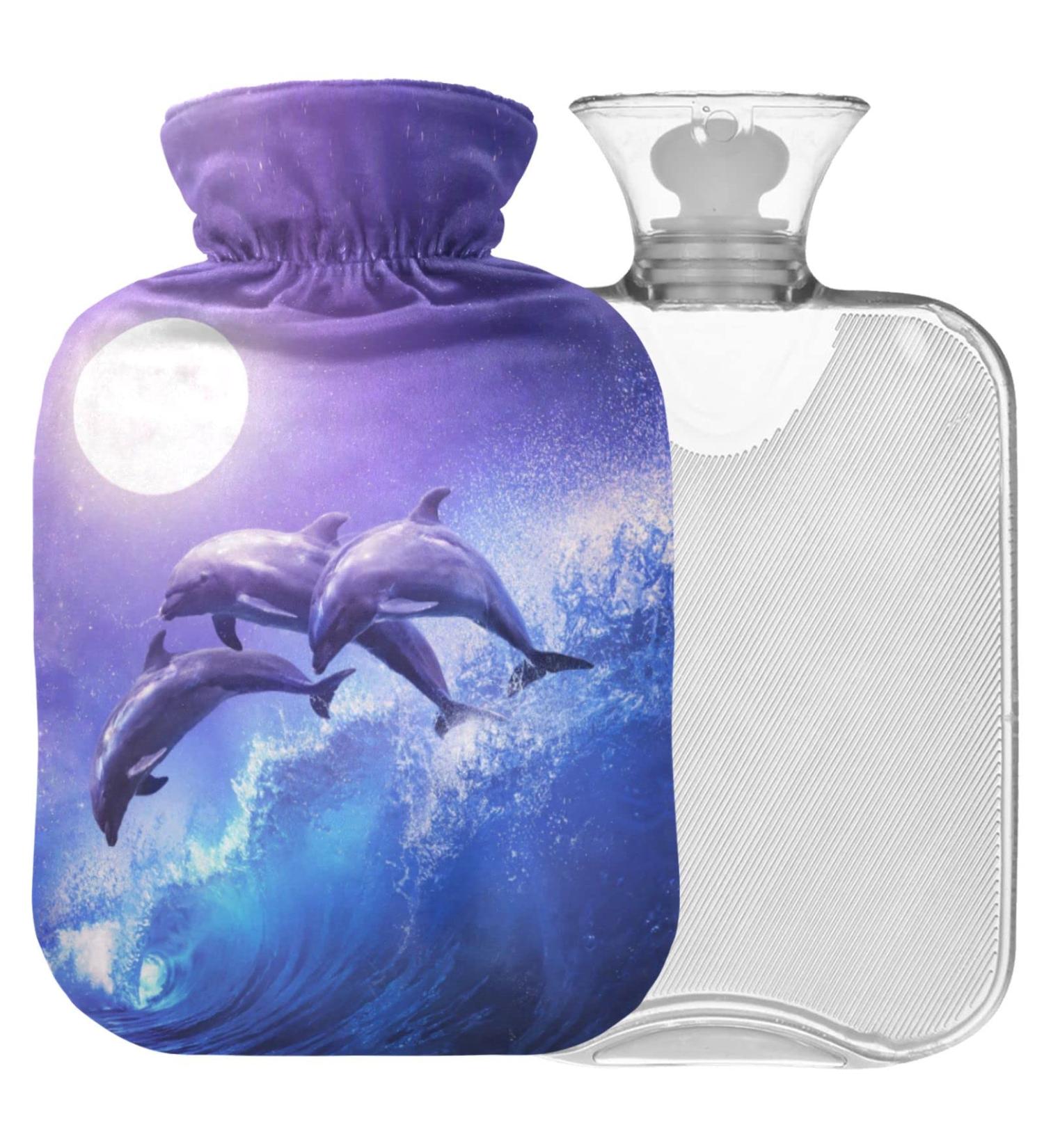 NAANLE Galaxy Jumping Danlation 2L Transparent Hot Water Bottle Hand & Foot Warmer for Pain Relief | Heat & Cold Therapy - Buy Online on GoSupps.com