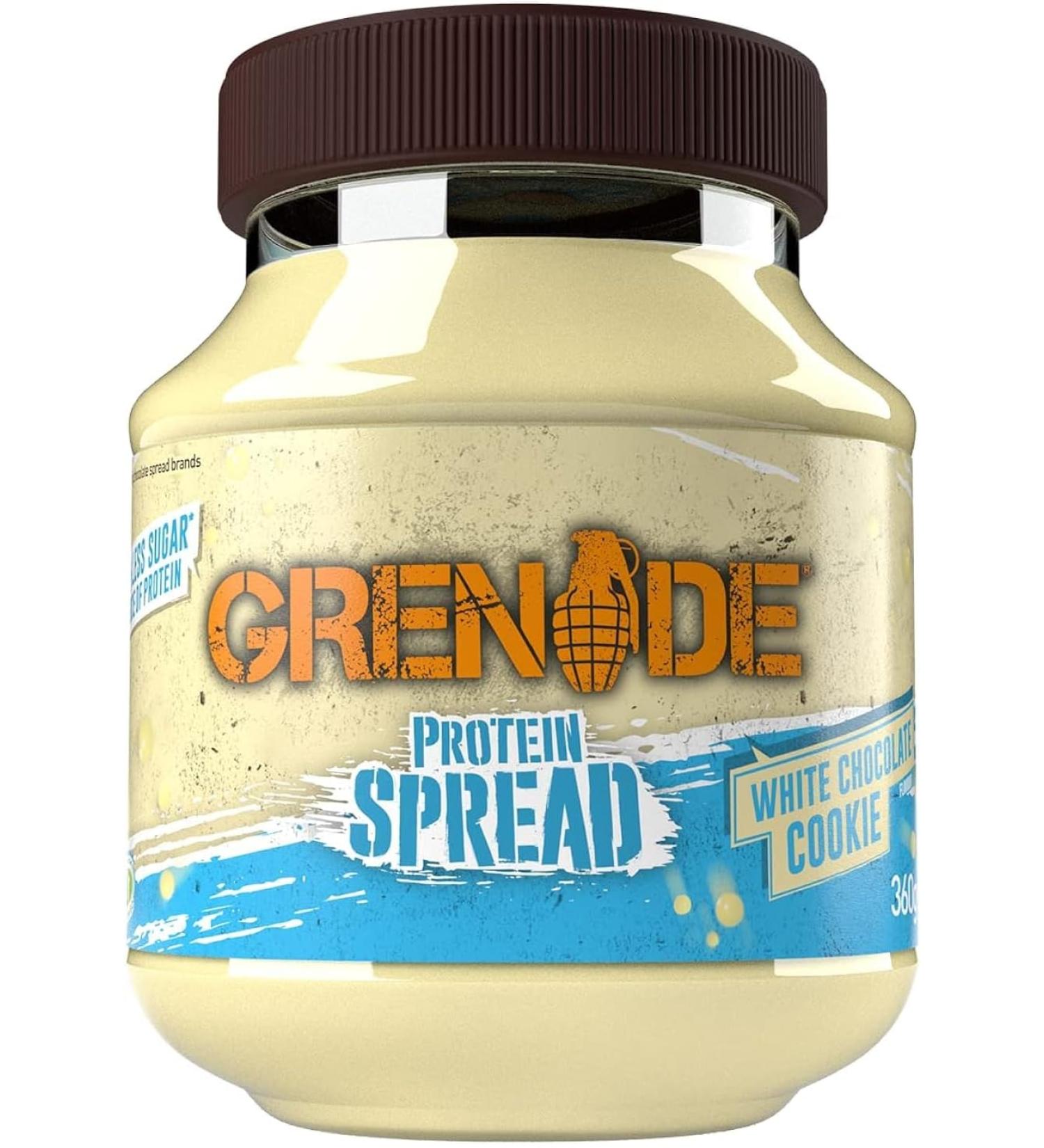Grenade White Chocolate Cookie Protein Spread 1 x 360 g Jar - Buy Online on GoSupps.com
