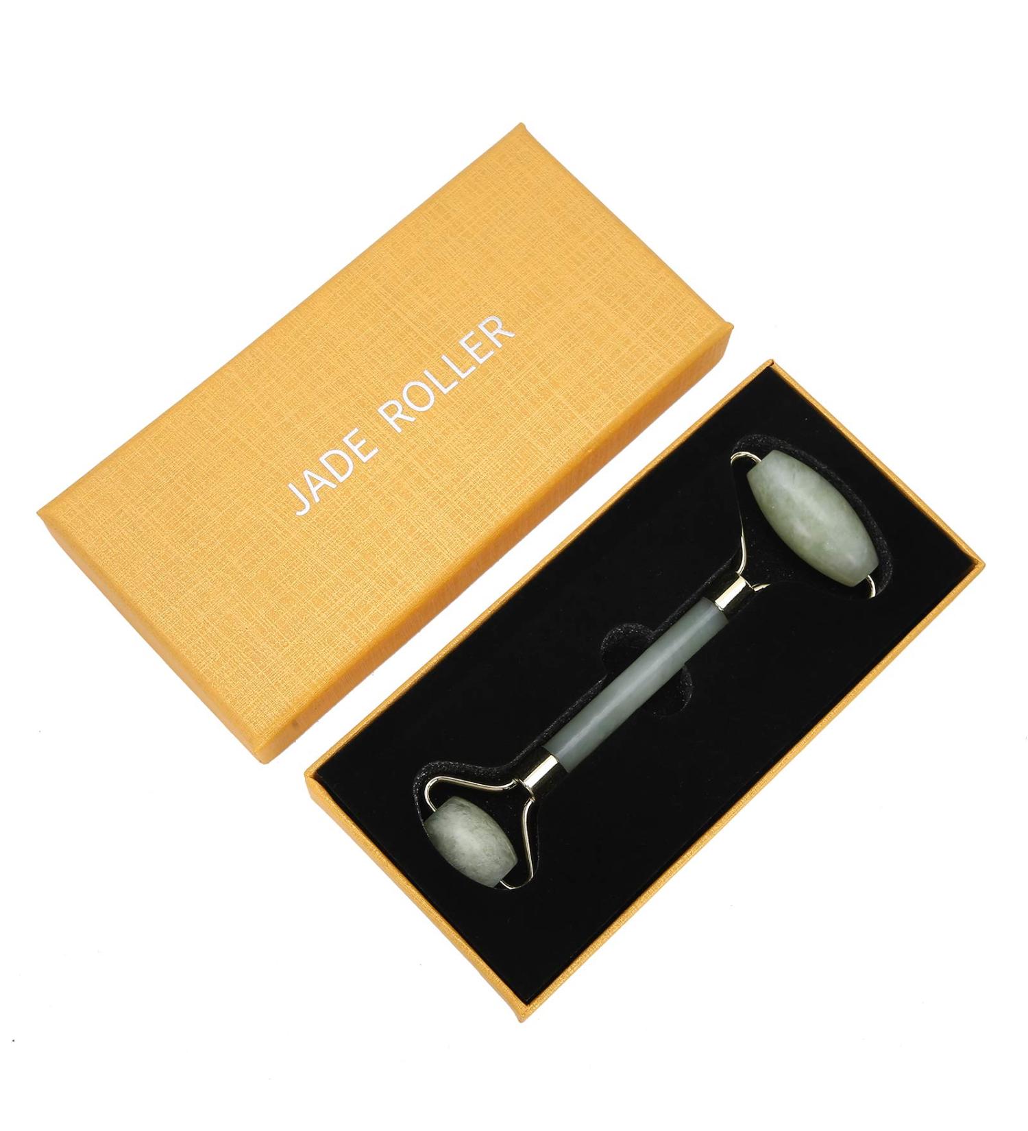 Verdant Touch Facial Roller & Massage Device - Dual Head Portable Beauty Tool for Face Arms Back & Waist - Buy Online on GoSupps.com