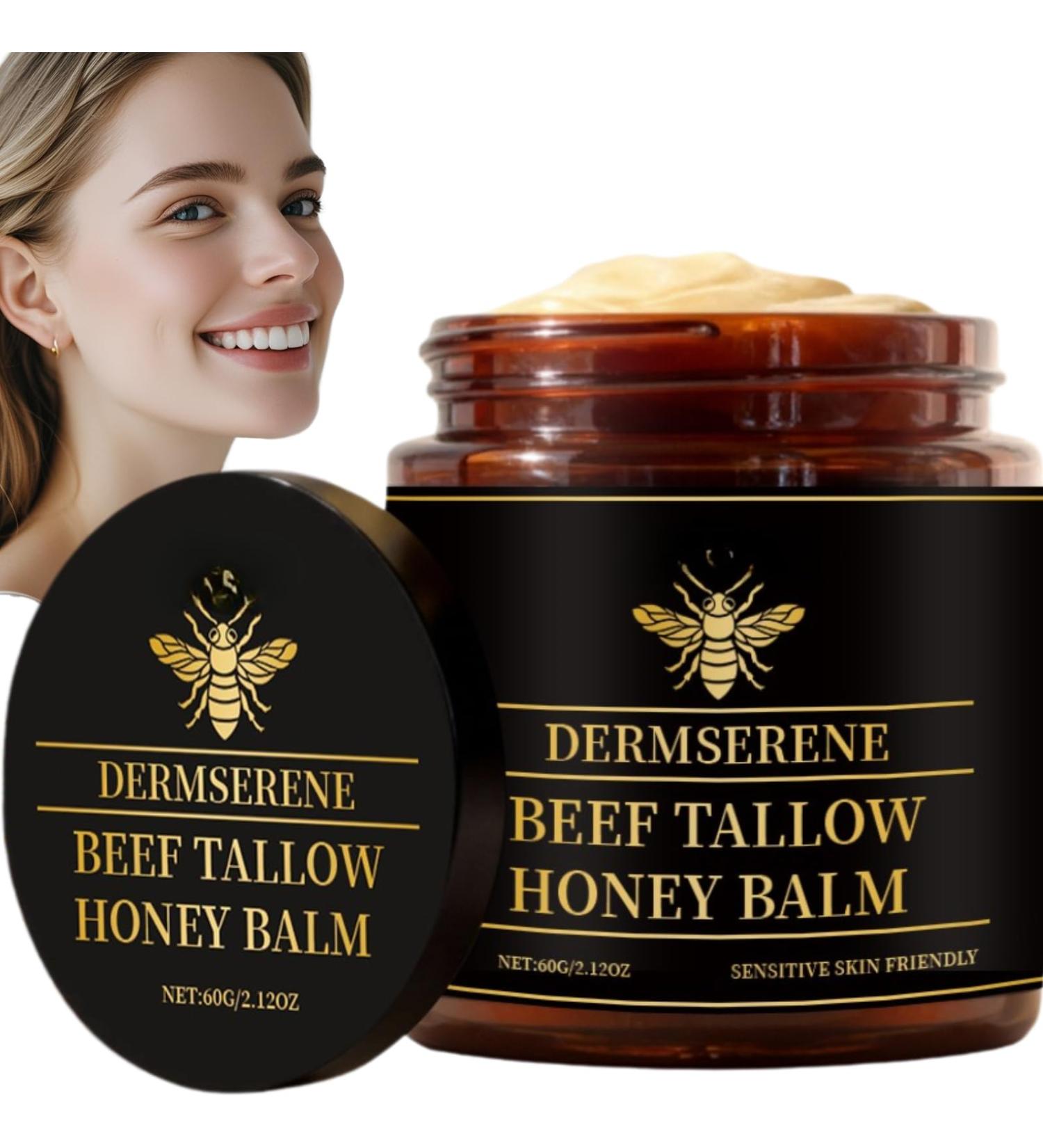Baume au miel de suif de b uf pour peaux s ches et sensibles baume feuchtigkeitsspendender naturel baume de soin profond ment nourrissant pour le visage et le corps apaisant pour les mains (1pcs) - Buy Online on GoSupps.com