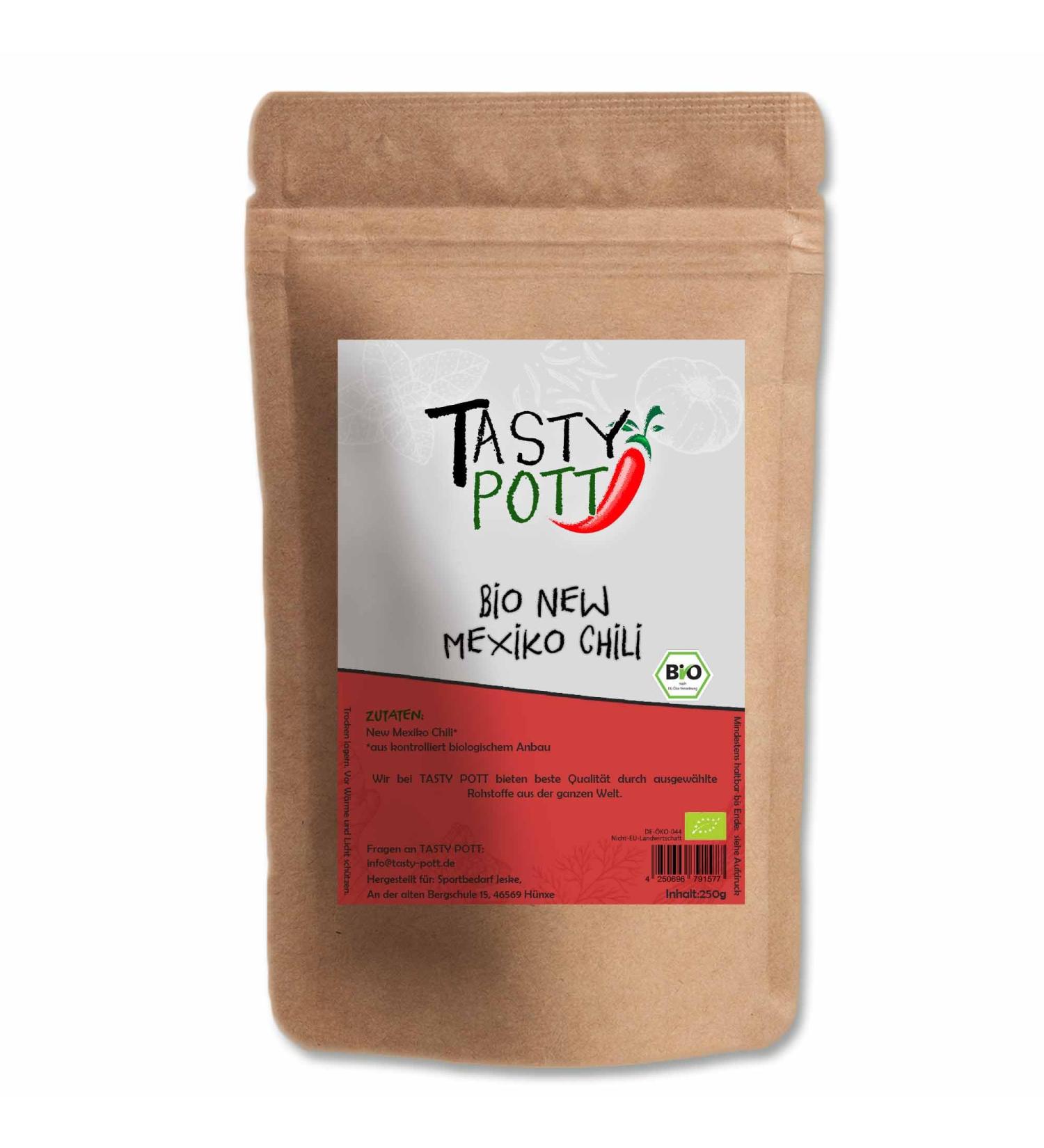 Tasty Pott Organic Chilli Powder 250g | Cooking & Seasoning | Roasted Grilled Marinade Spicy Spicy Spicy Spicy Spicy Spicy & Spicy | Premium Organic Quality | Refill Pack - Buy Online on GoSupps.com