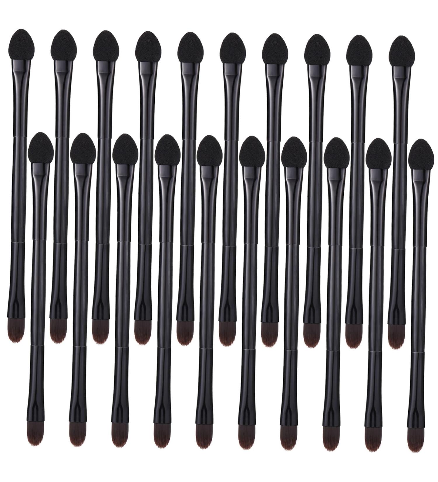 Angoily 20pcs Double Eye Shadow Makeup Eyeshadow Powder Applicator Kit Makeup Tool Cosmetic Brush Miss Mix - Buy Online on GoSupps.com