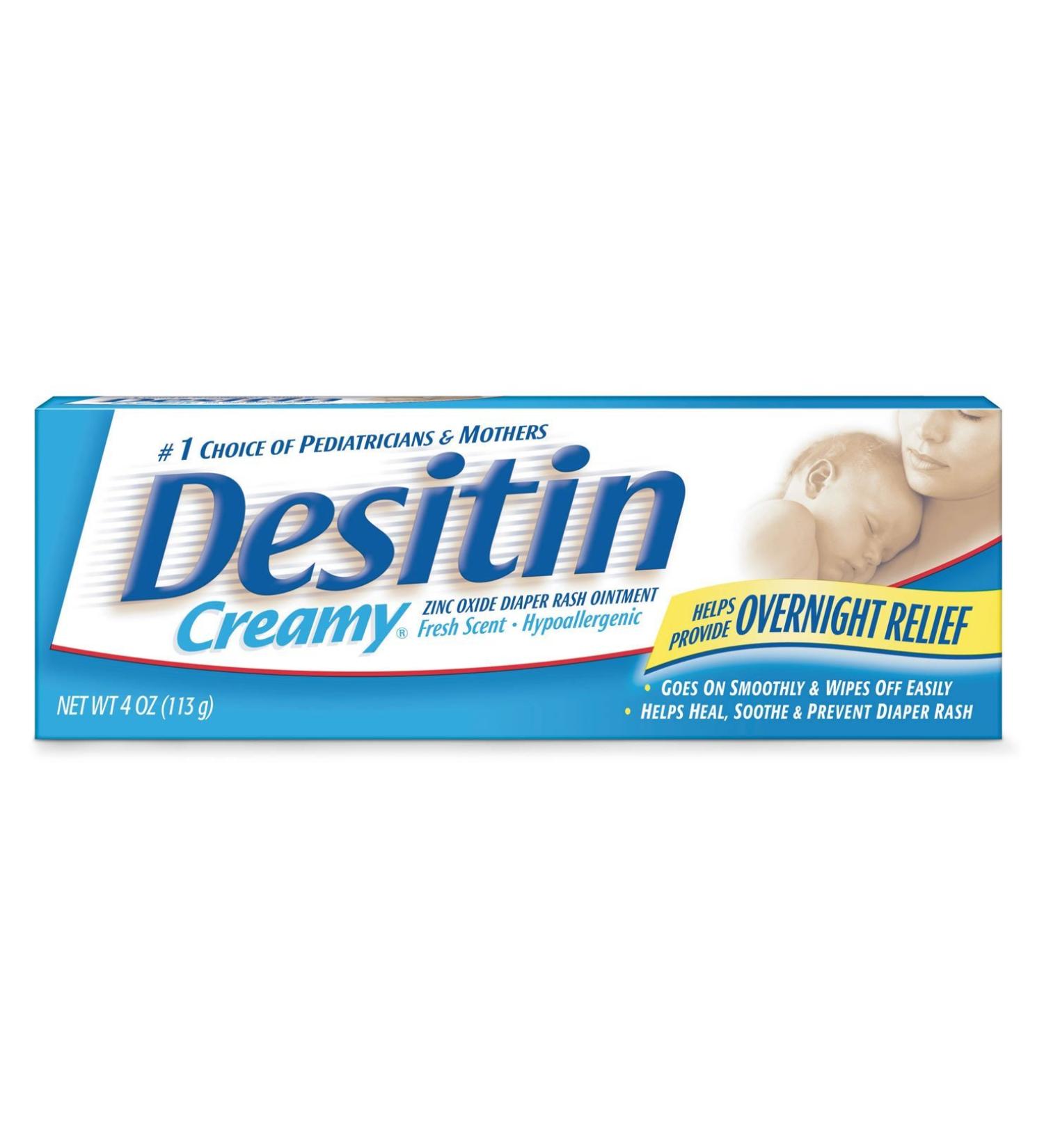 Desitin Diaper Rash Cream Rapid Relief  4 Oz.