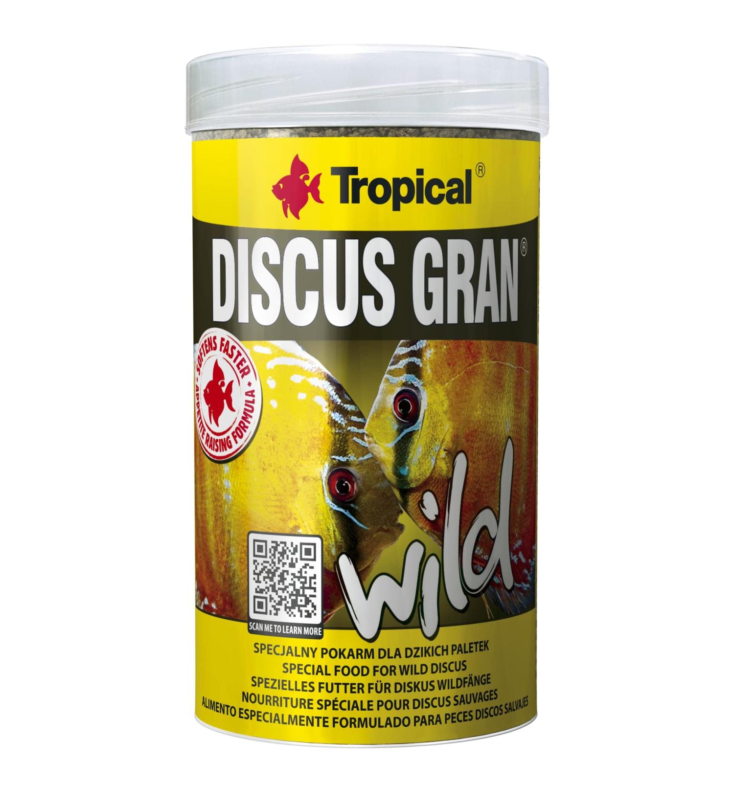 TROPICAL Discus Gran Wild 250ml / 110g - Special food for Wild Discus