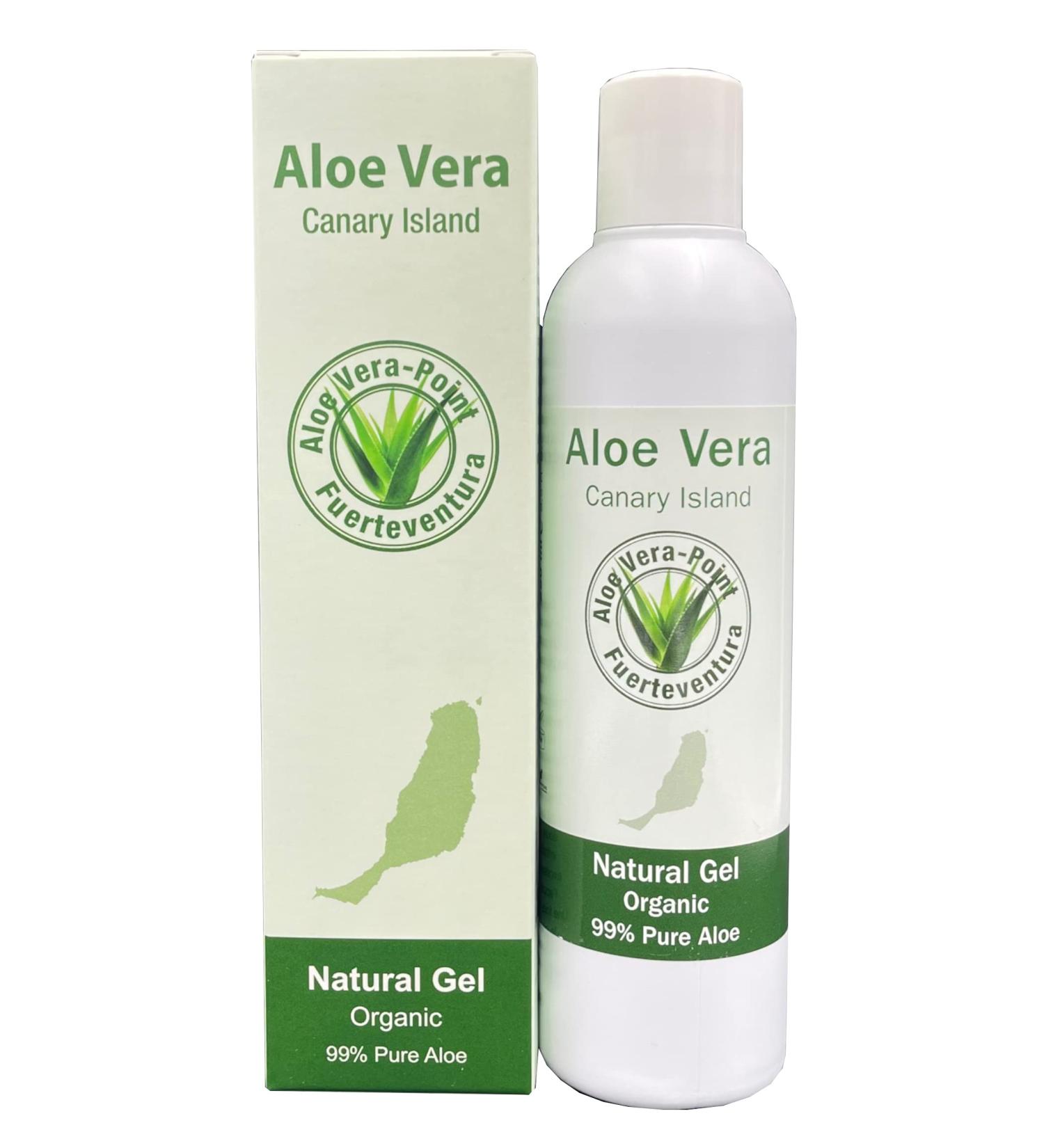 Buy Organic Aloe Vera Gel 99% - 250ml Cold Pressed from Fuerteventura | International Shipping Available - Buy Online on GoSupps.com