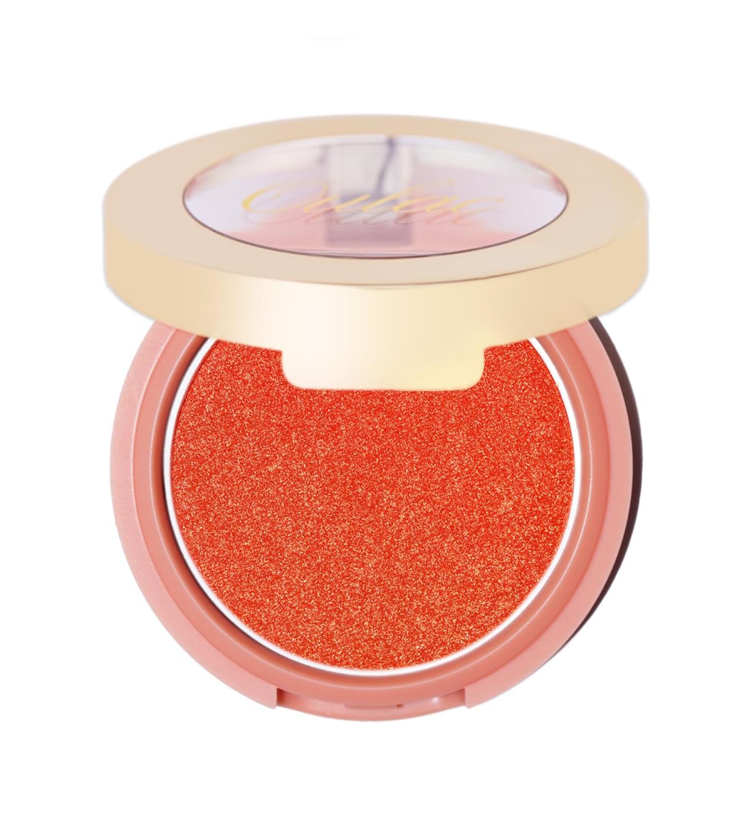 Oulac Rouge Powder Blush F10 Tangerine Tango - Highly Pigmented Vegan Silky Finish Durable International Shipping - Buy Online on GoSupps.com