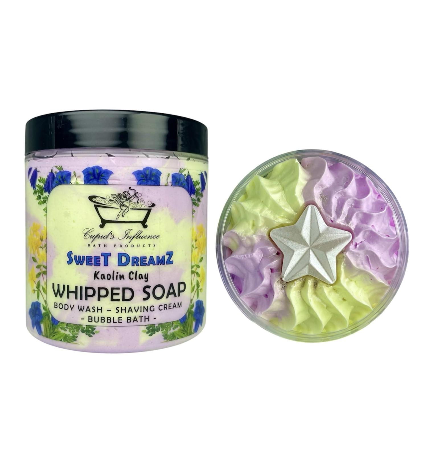 Whipped Soap | Luxurious Kaolin Clay Body Wash | Shower Fluff | Shaving Foam | Shower Cream | Bubble Bath | Handmade Soap | Shower Whip | Seasonal Gifts | Stocking Fillers (SWEET DREAMS) - Buy Online on GoSupps.com