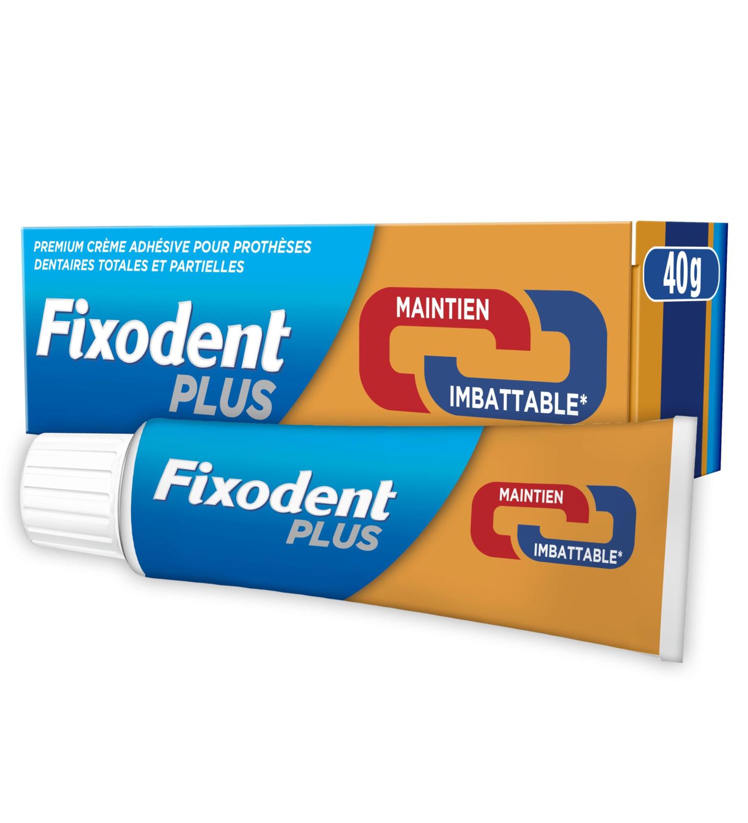 Fixodent Plus Duo Protection Cr me Adh sive Premium Pour Proth ses Dentaires Technologie Antibact rienne 40 g 40g Fixodent Cr me fixative PLUS Maitien Imbattable 40g - Buy Online on GoSupps.com