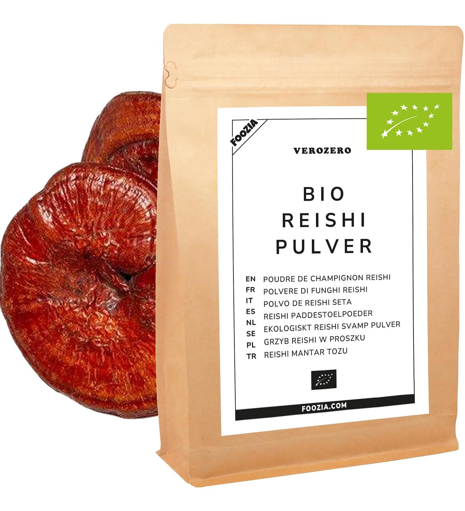 Reishi Powder Pure Reishi Mushroom Reishi Organic Powder Reishi Mushroom Medicinal Mushrooms Reishi Powder by Foozia (100g) 100 g (1 pack)