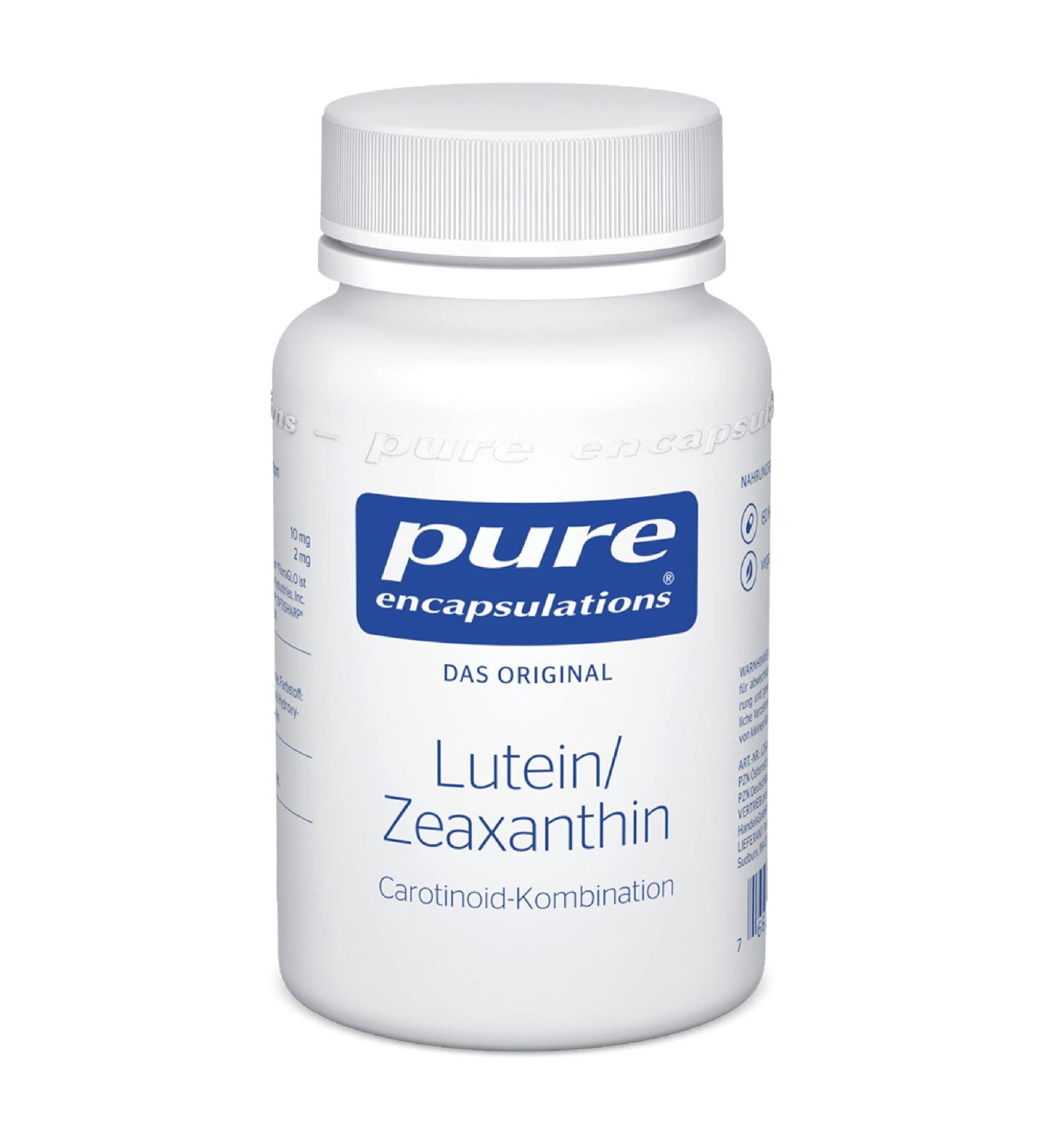 Buy Pure Encapsulations Lutein/Zeaxanthin 60 Capsules - Premium Eye Health Supplement - International Shipping Available - Buy Online on GoSupps.com
