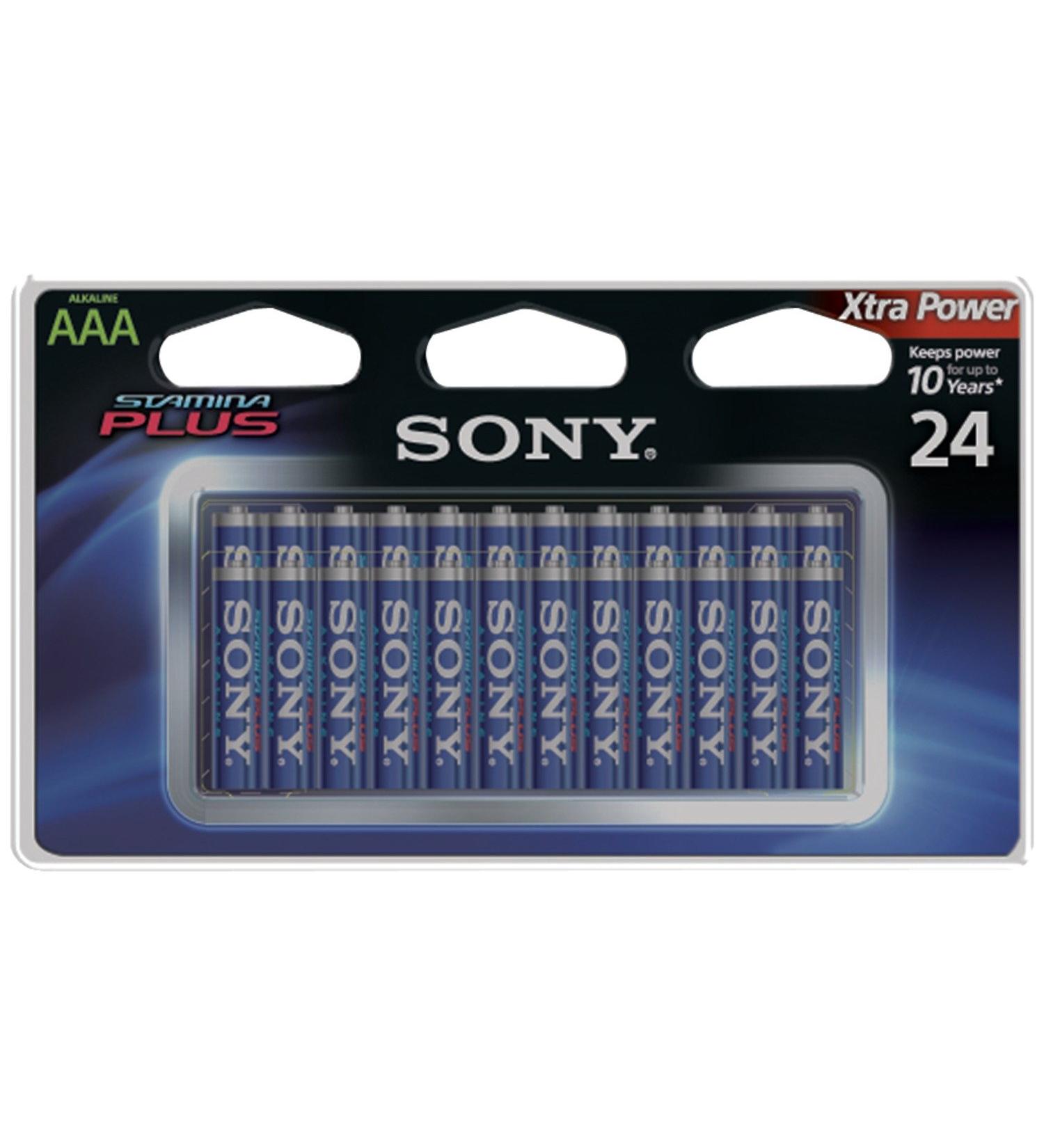 Sony Stamina Plus AAA Alkaline Batteries (24 Pack)