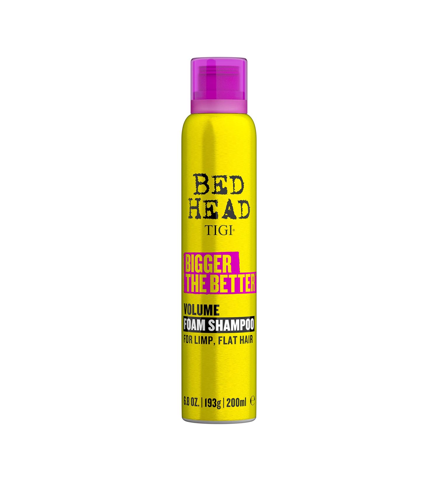TIGI Bed Head Bigger The Better Volume Foam Shampoo 6.8 oz - Fine Hair (Pack of 1) - Buy Online on GoSupps.com