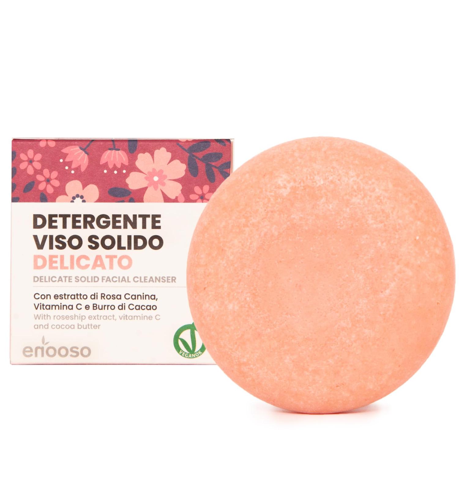 Enooso Nettoyant solide nettoyant pour le visage Mousse la rose et l'argile artisanale 100% naturel et v g talien pour un nettoyage quotidien et des soins cologiques de la peau - Buy Online on GoSupps.com