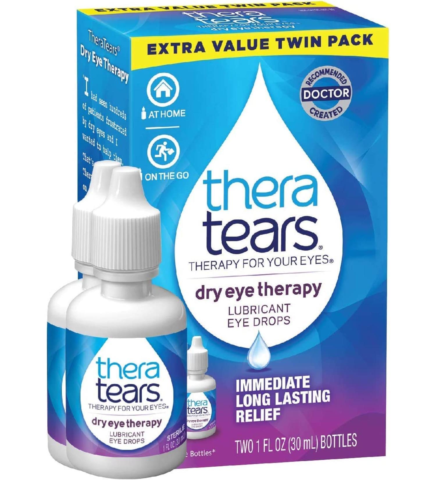 Buy TheraTears Lubricant Eye Drops - 1 oz Pack of 2 | Fast International Shipping - Buy Online on GoSupps.com
