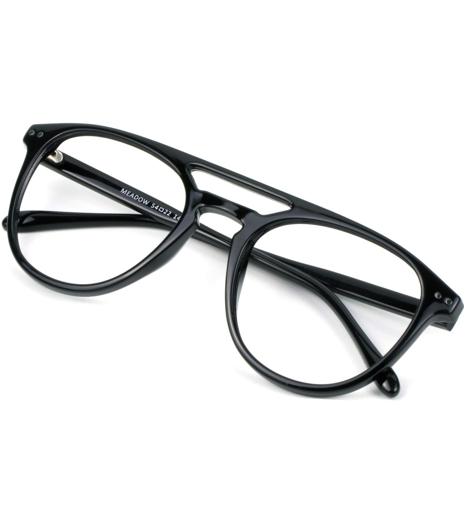 Vision Global Blue Light Blocker Glasses for Men & Women - Stylish Oval Frame Anti-Eye Strain Glare-Free Computer & TV Reading Glasses (C1) 3.25x - Buy Online on GoSupps.com